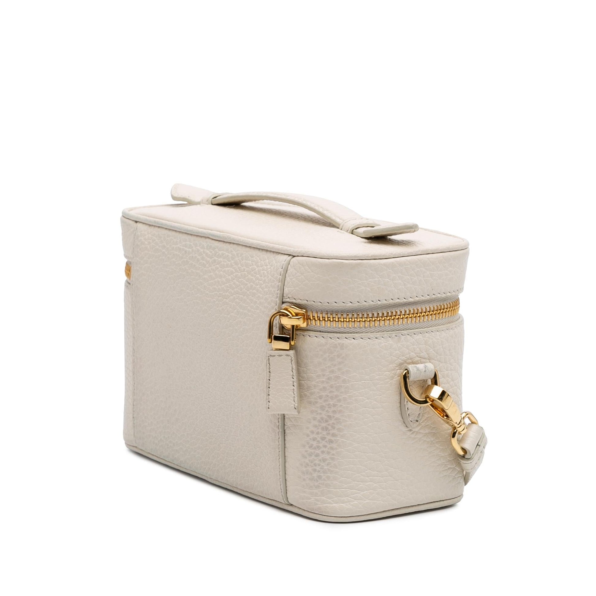 Prada Daino Vanity Bag Vitello Mini Travel Bag