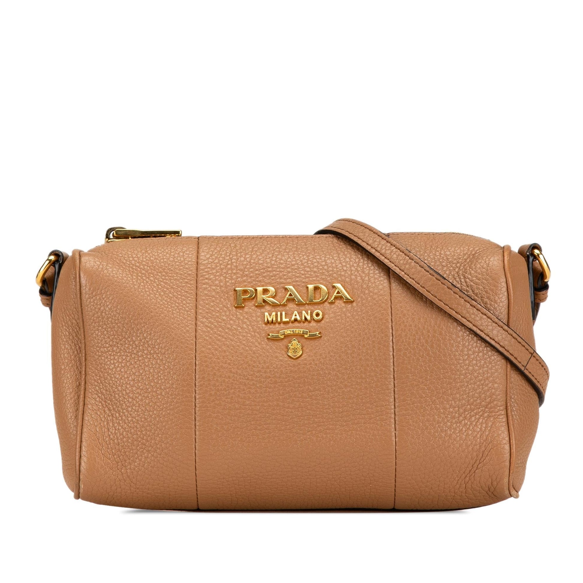 Prada Phenix Barrel Camera Bag Vitello Mini Crossbody Bag
