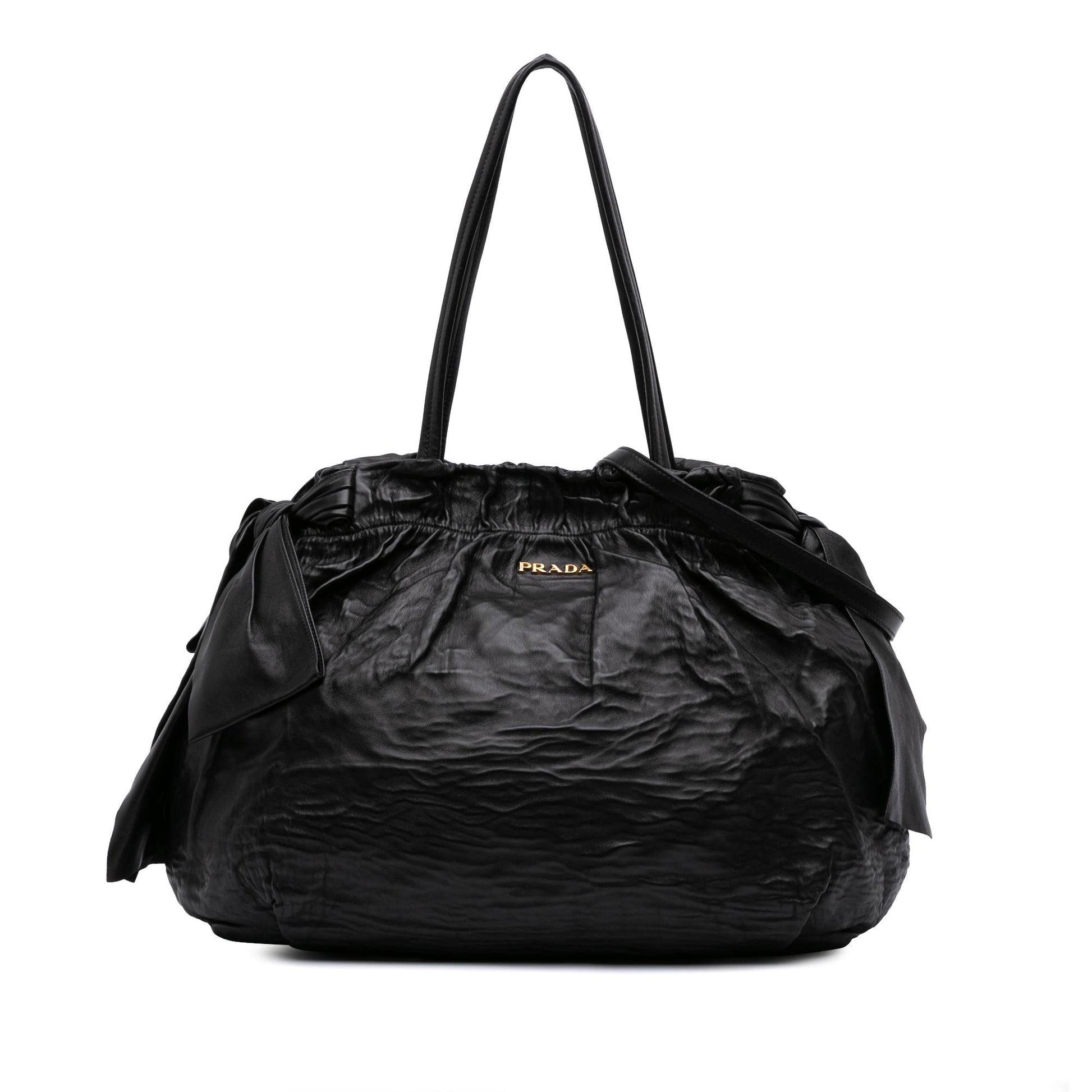Prada Nappa Antique Bow Satchel Satchel Bag