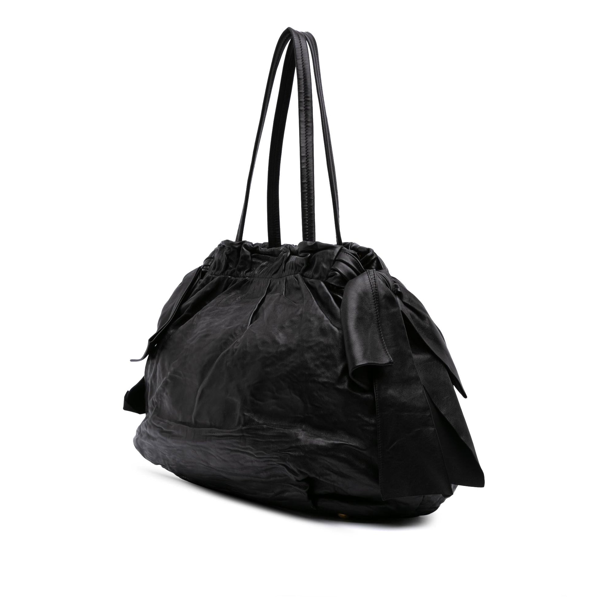 Prada Nappa Antique Bow Satchel Satchel Bag
