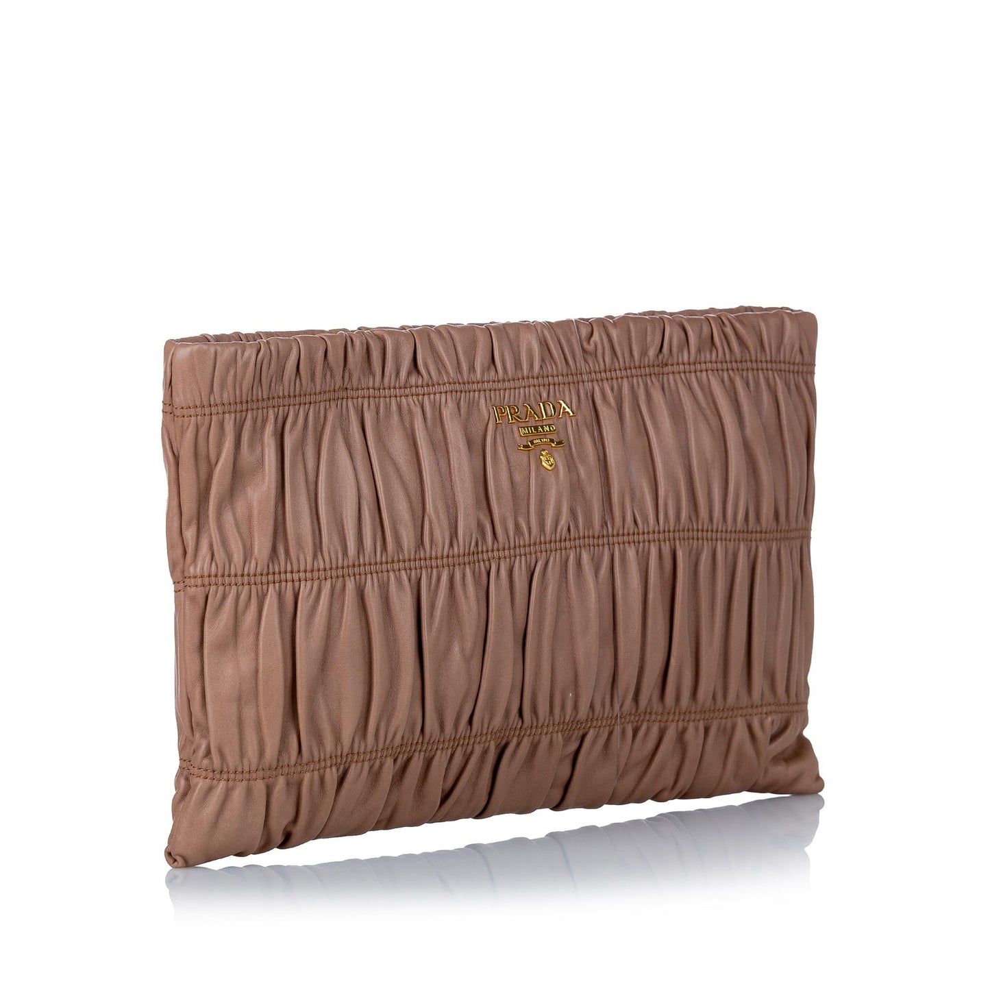 Prada Nappa Gaufre Clutch Bag Shg