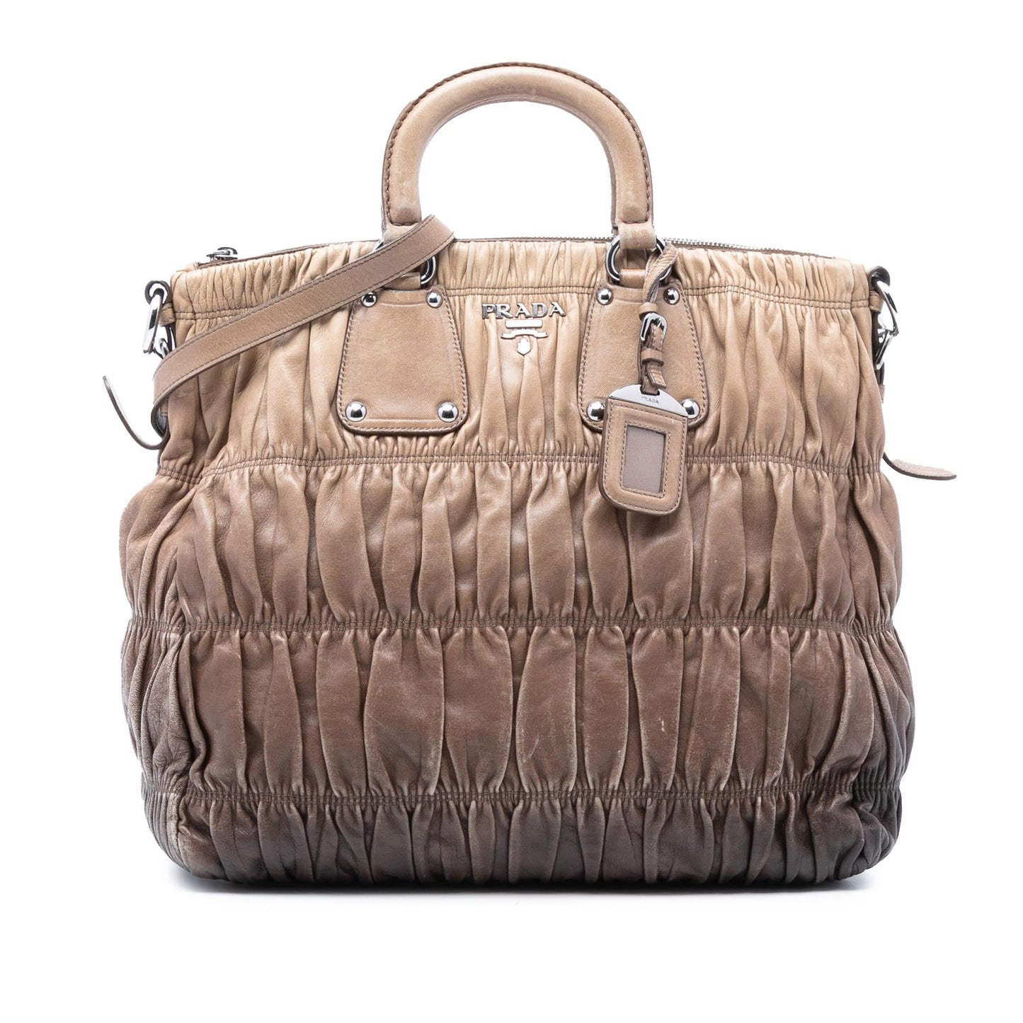 Prada Nappa Gaufre Ombre Satchel Satchel Bag Ombre Satchel 1