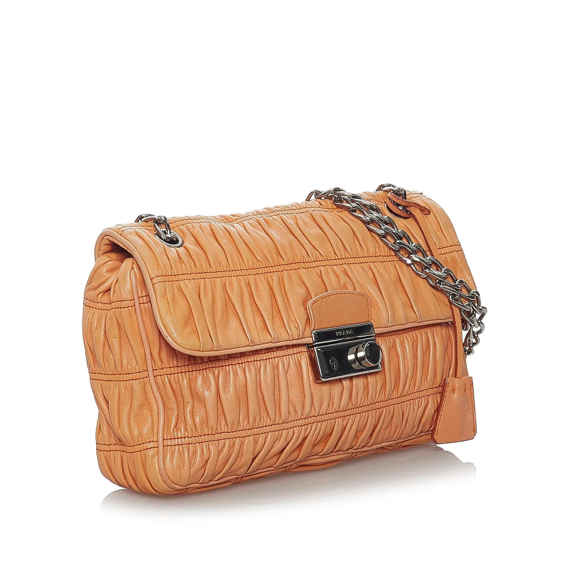 Prada Nappa Gaufre Sound Lock Crossbody Bag Shg