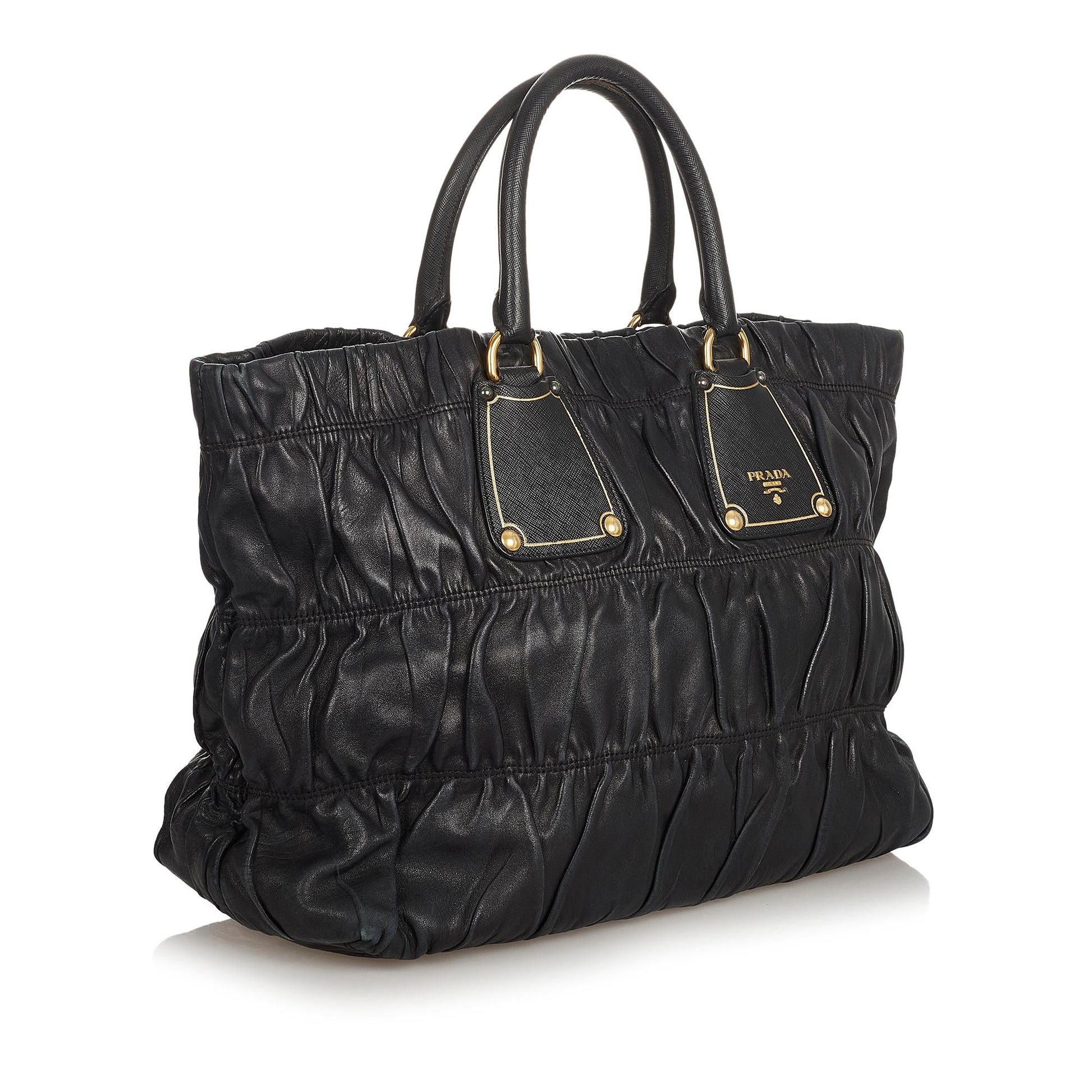 Prada Nappa Gaufre Tote Bag Shg