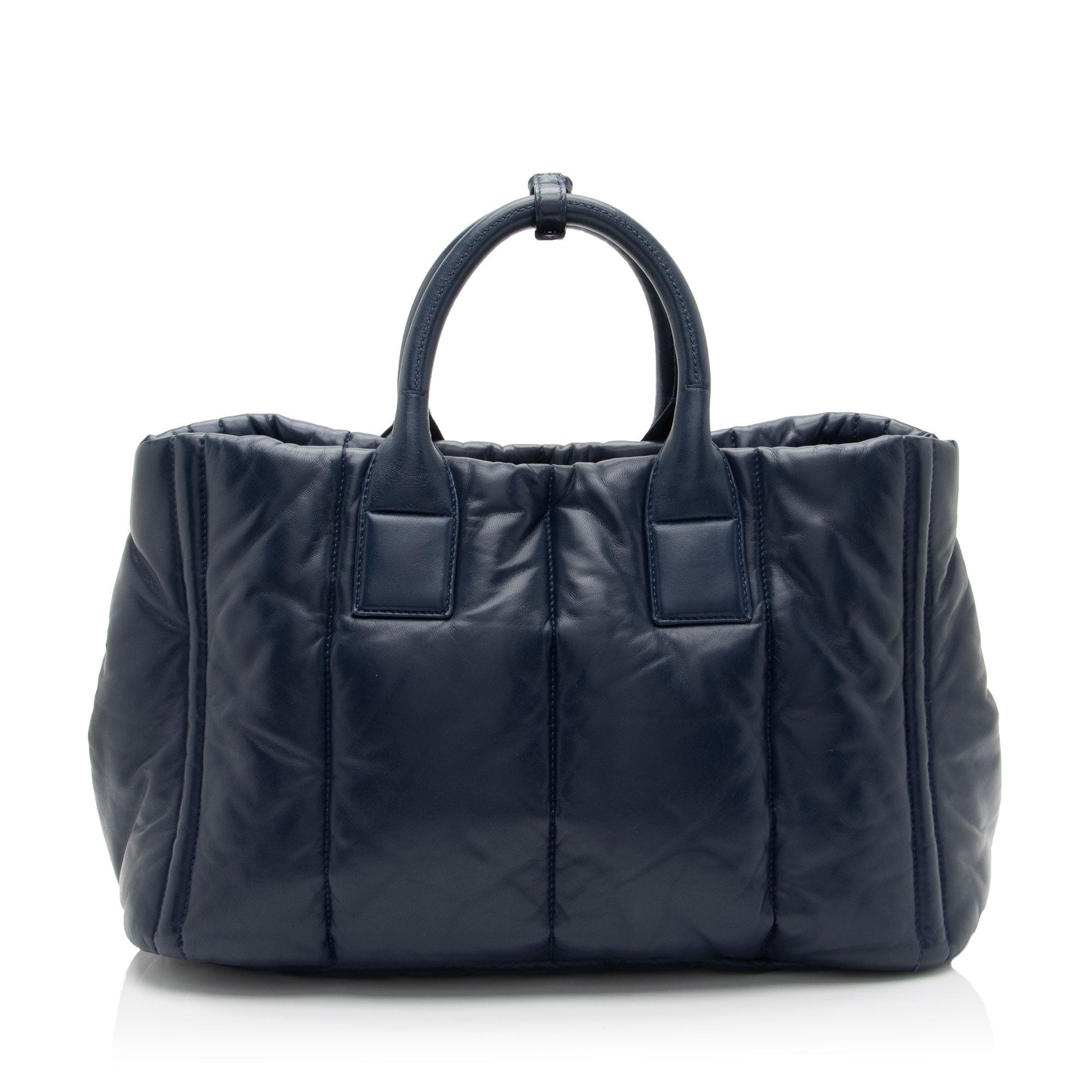 Prada Nappa Bomber Tote Shf 7Nco1H Leather Quilted Tote Bag