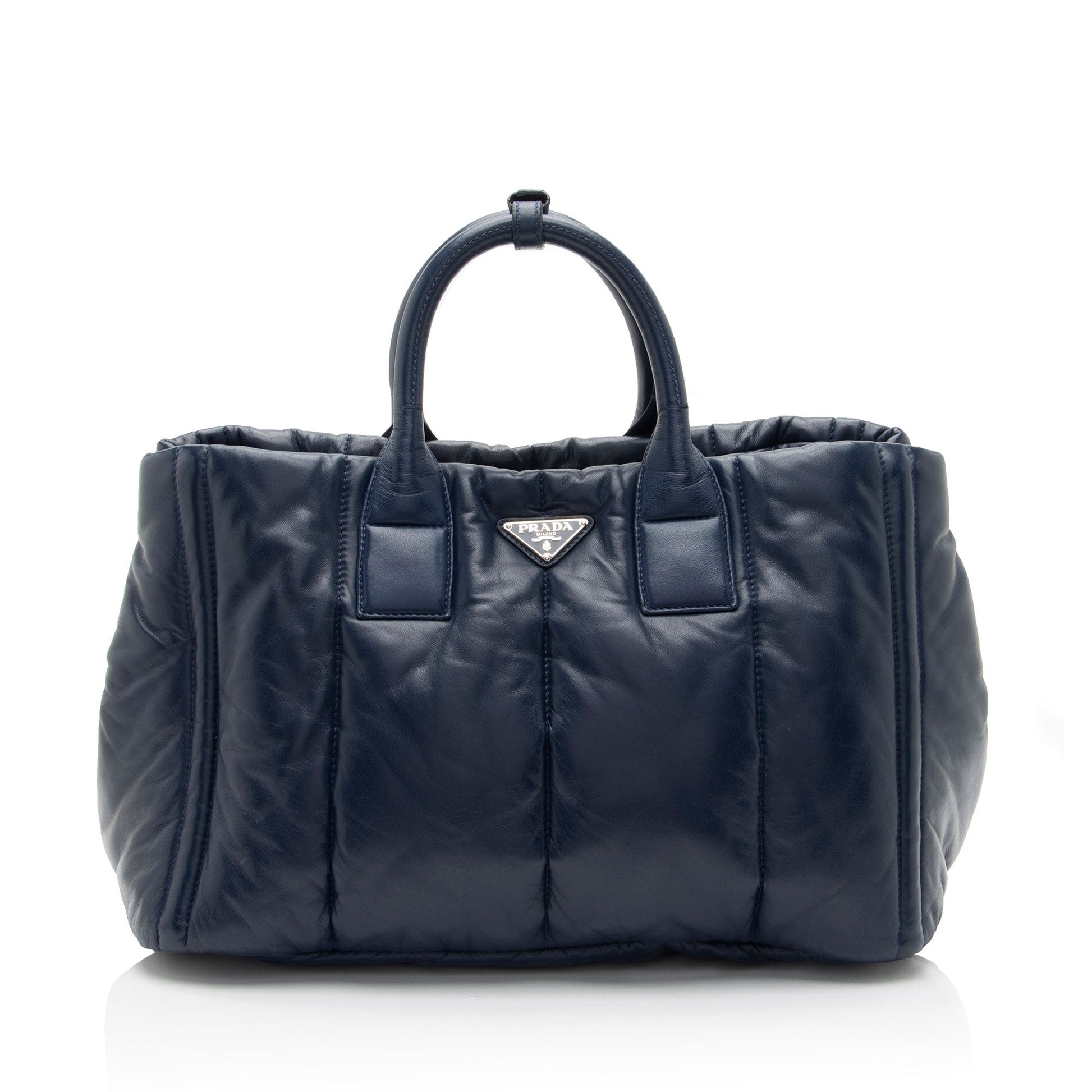 Prada Nappa Bomber Tote Shf 7Nco1H Leather Quilted Tote Bag