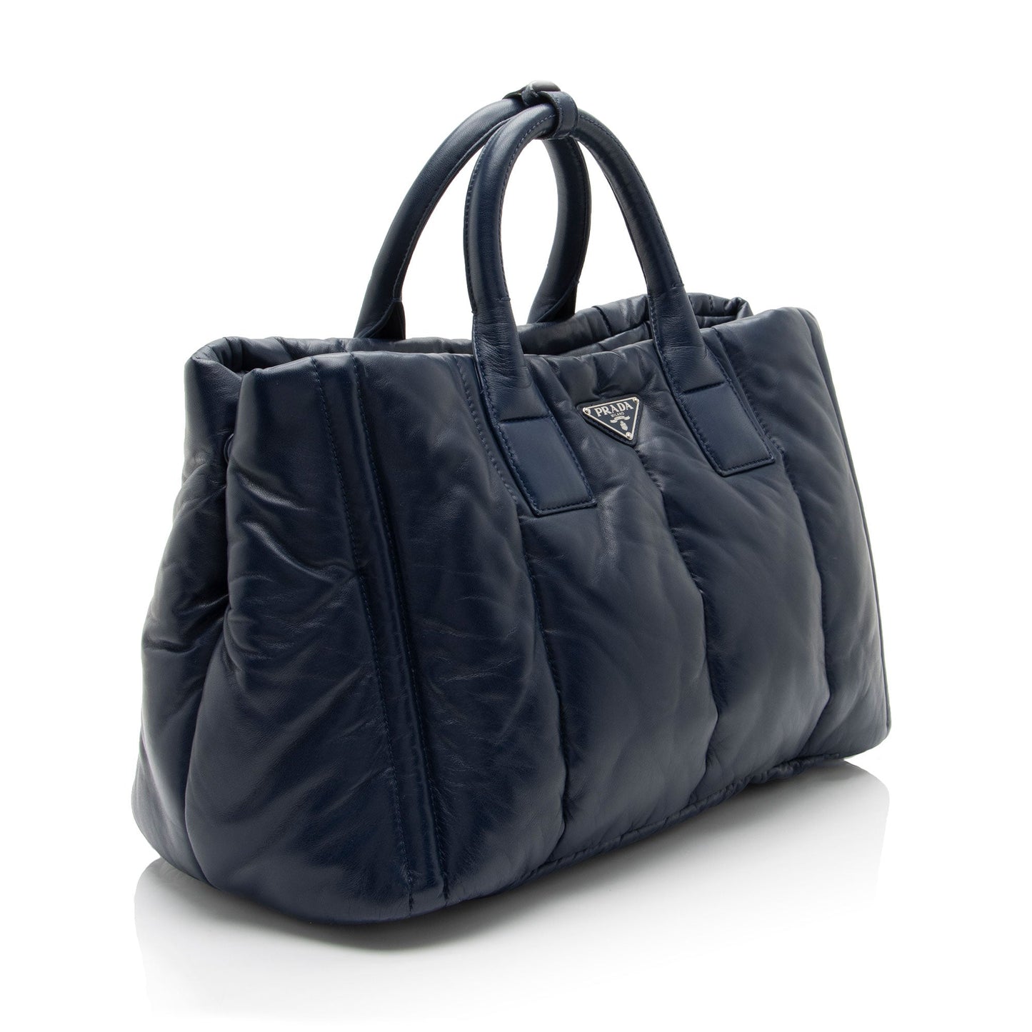 Prada Nappa Bomber Tote Shf 7Nco1H Leather Quilted Tote Bag