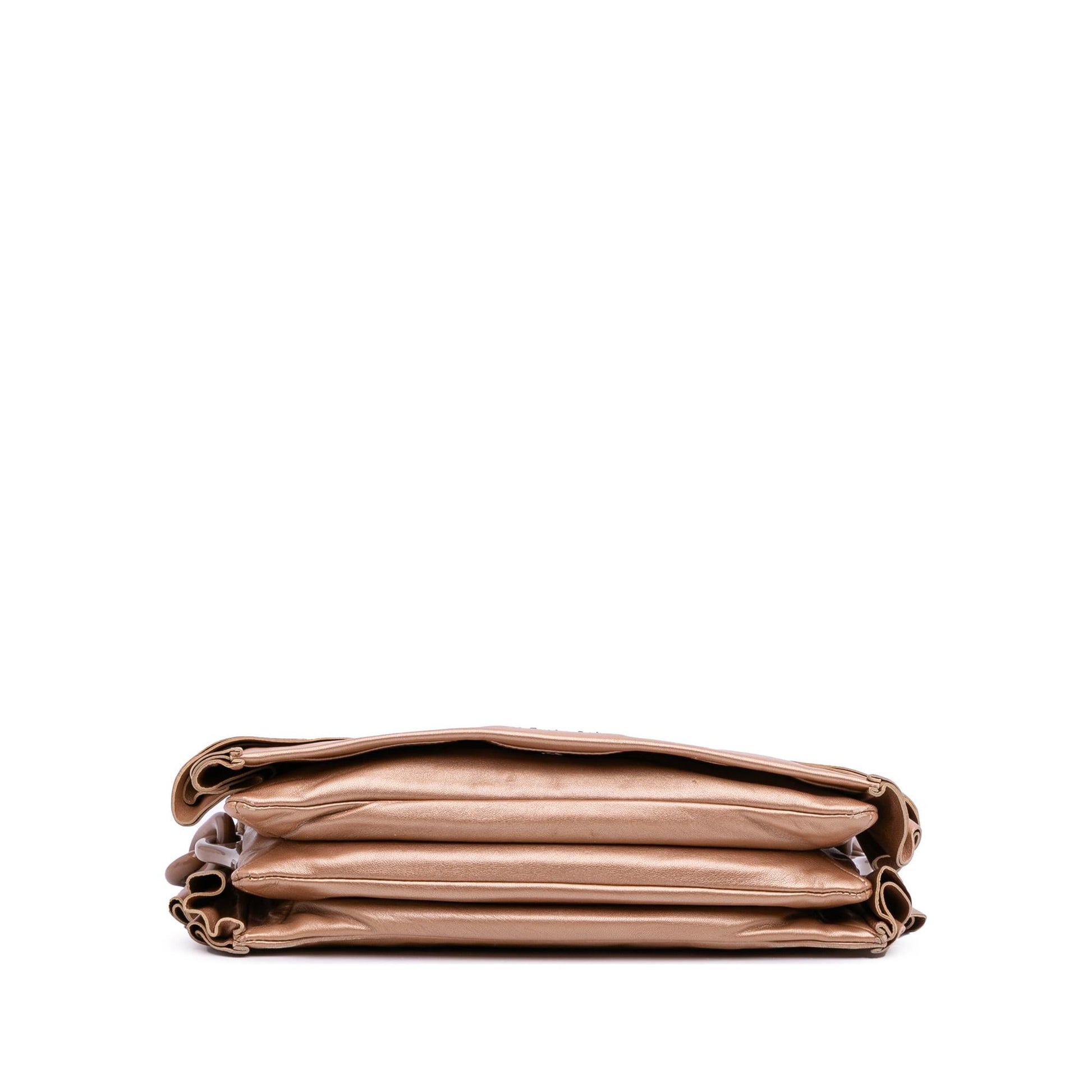 Prada Nappa Ruffle Resin Shoulder Bag Chain
