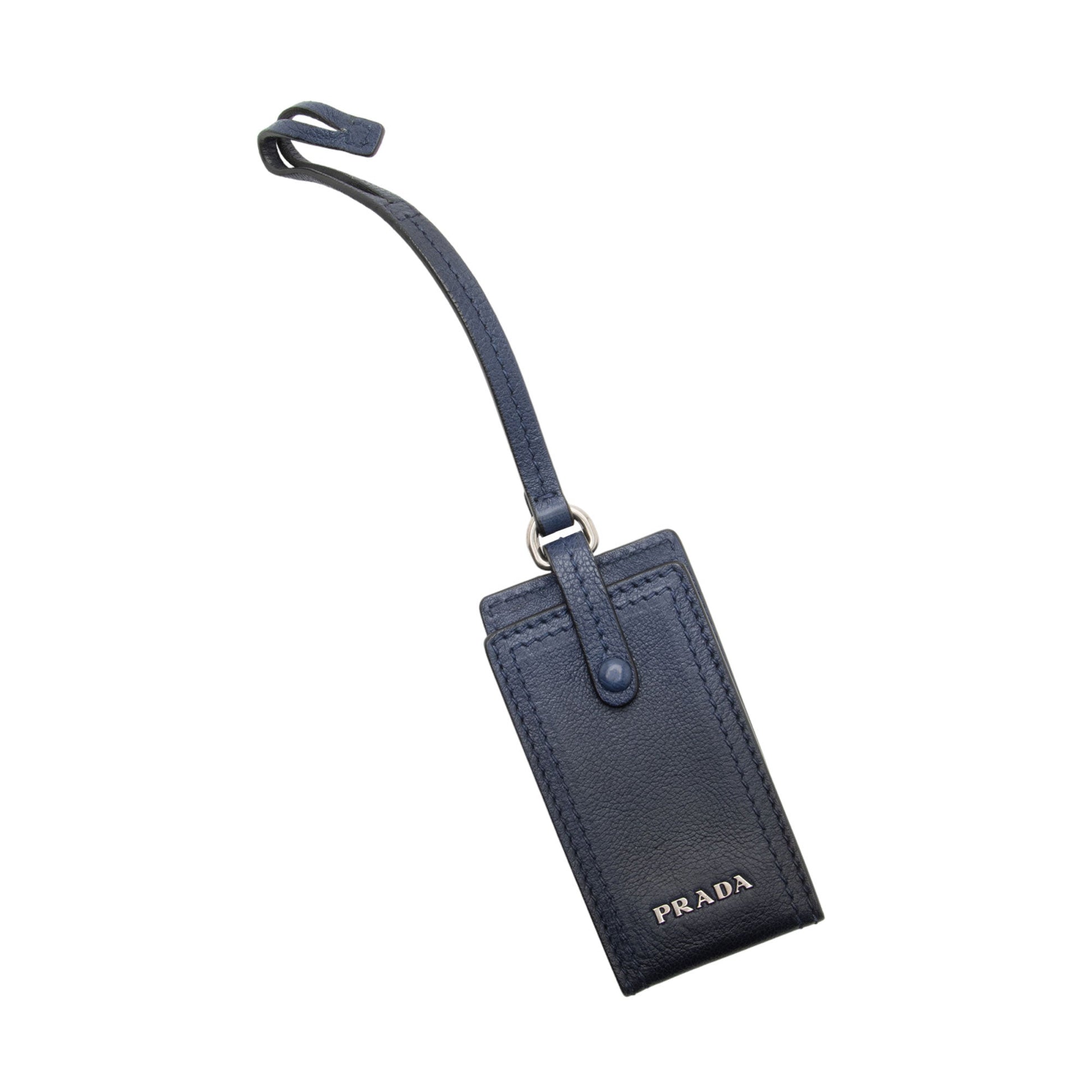Prada Glace Calf Luggage Tag Shf L4Nxx9 Luxury Handbag Travel Bag