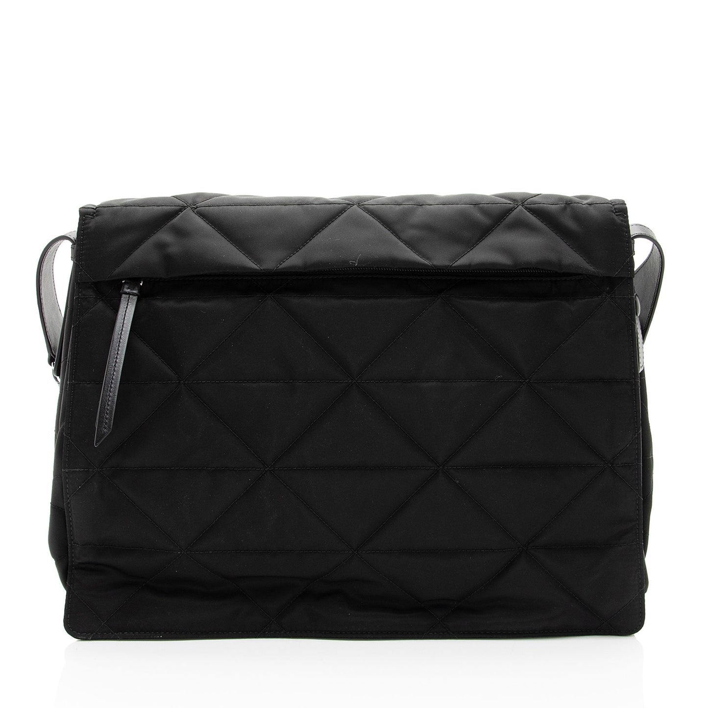 Prada Padded Re Messenger Nylon Flap Shoulder Bag