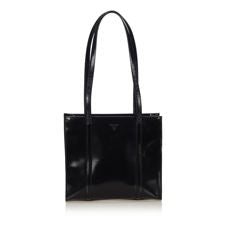 Prada Patent Tote Handbag Leather Tote Bag