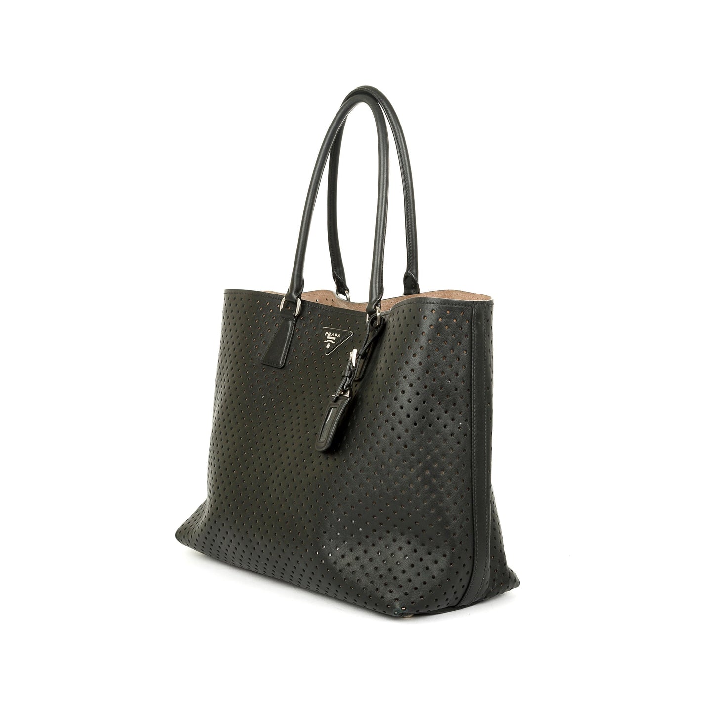 Prada Perforated Scamosciato Tote Handbag Tote Bag