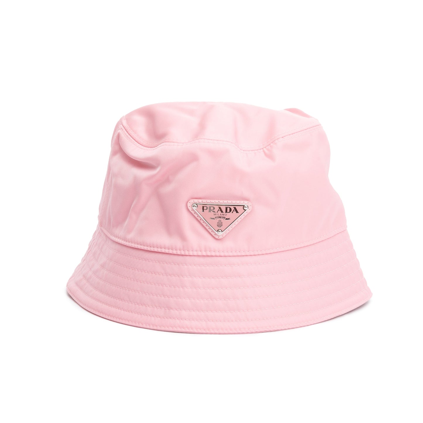 Prada Re Hat Handbag Nylon Pink Bucket Bag