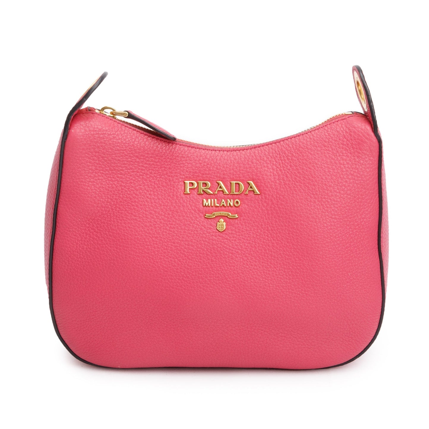 Prada Phenix Crossbody Bag Vitello Pink Logo