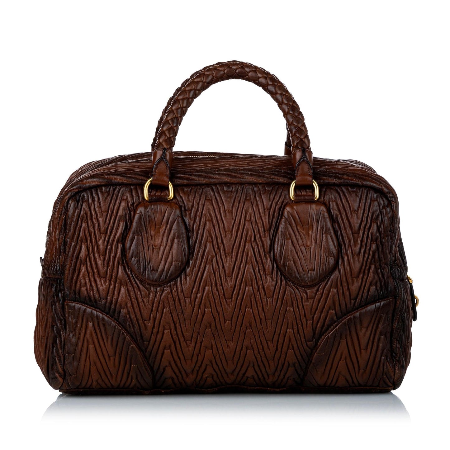 Prada Handbag Shg Leather Quilted Satchel Bag Handbag Shg 29507