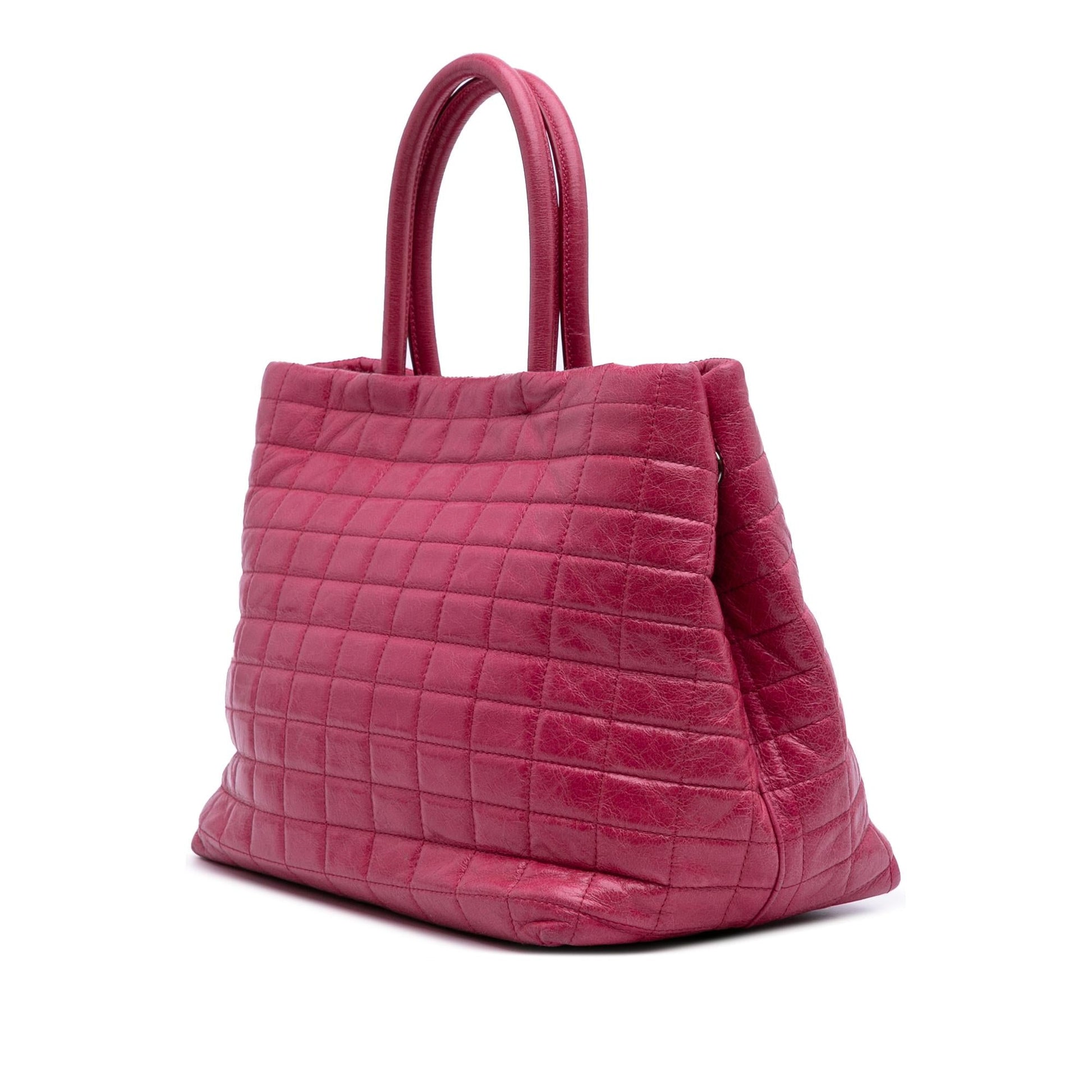 Prada Nappa Satchel Quilted Satchel Bag