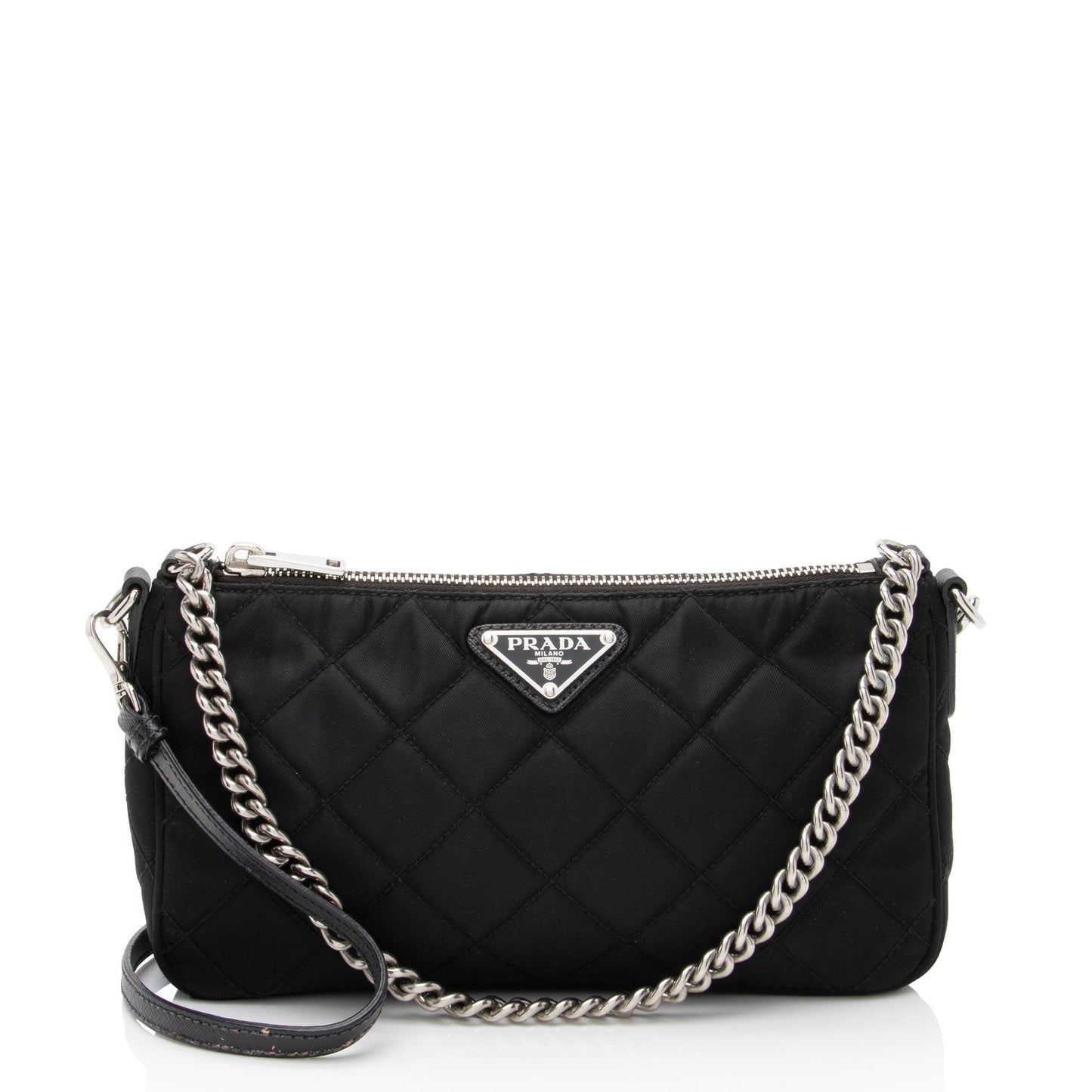 Prada Tessuto Impuntu Crossbody Quilted Crossbody Bag