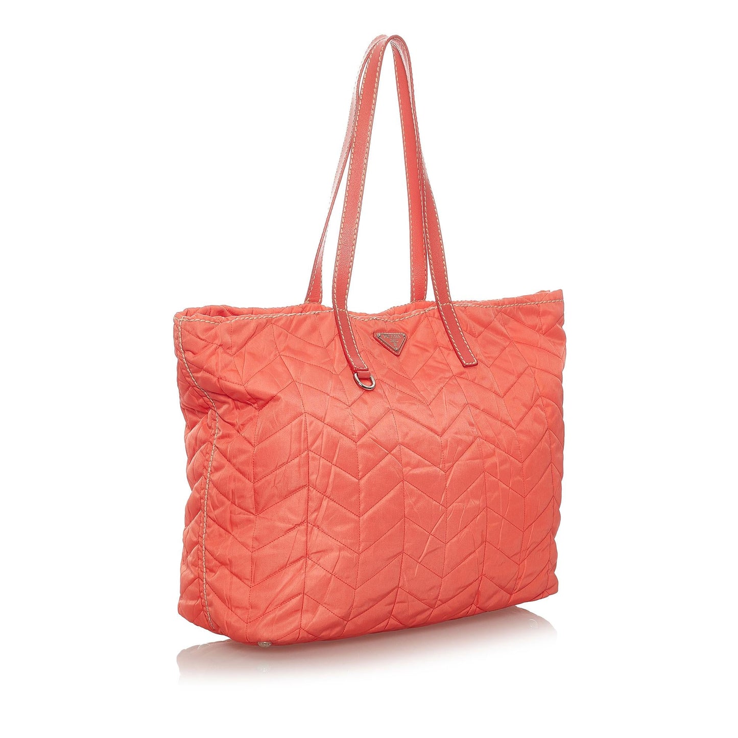 Prada Tessuto Tote Bag Shg Quilted