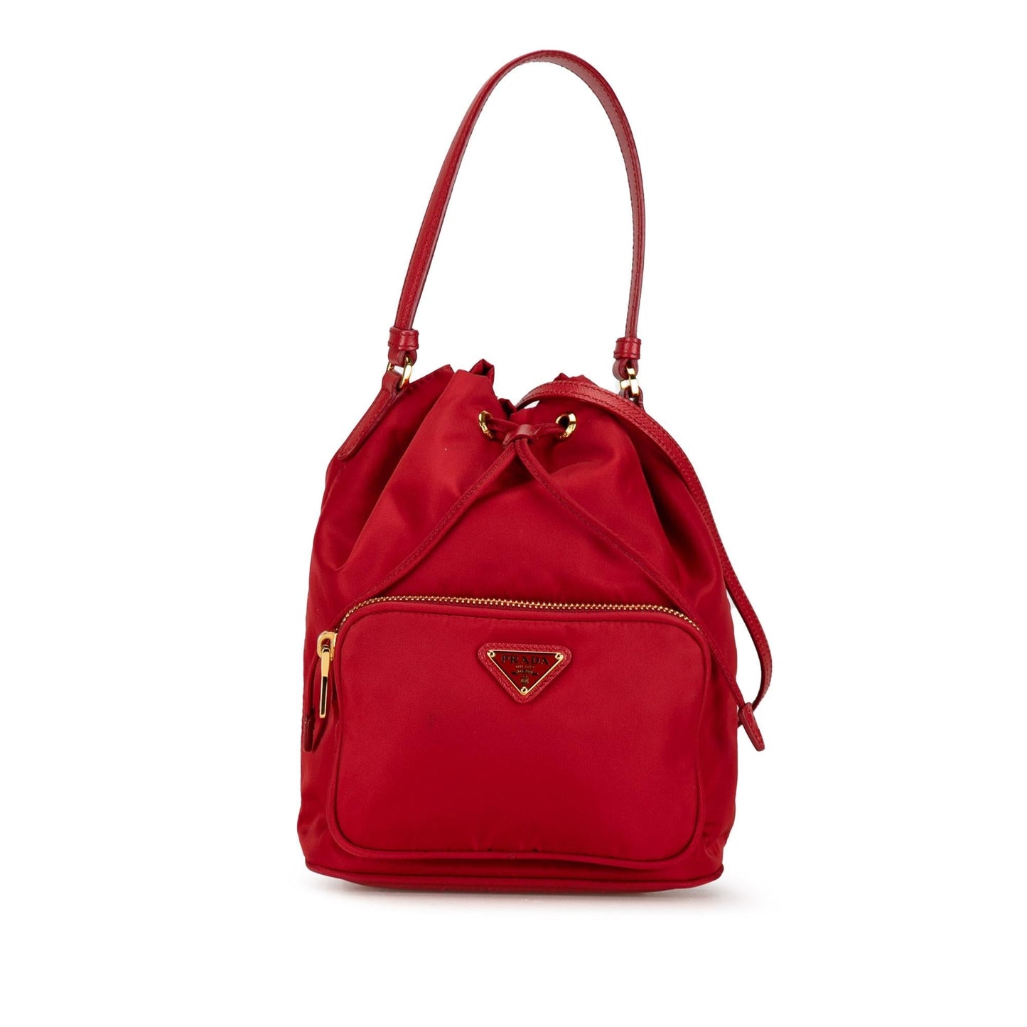 Prada Re Duet Bag Shg Fvcgis Nylon Bucket Shoulder Bag