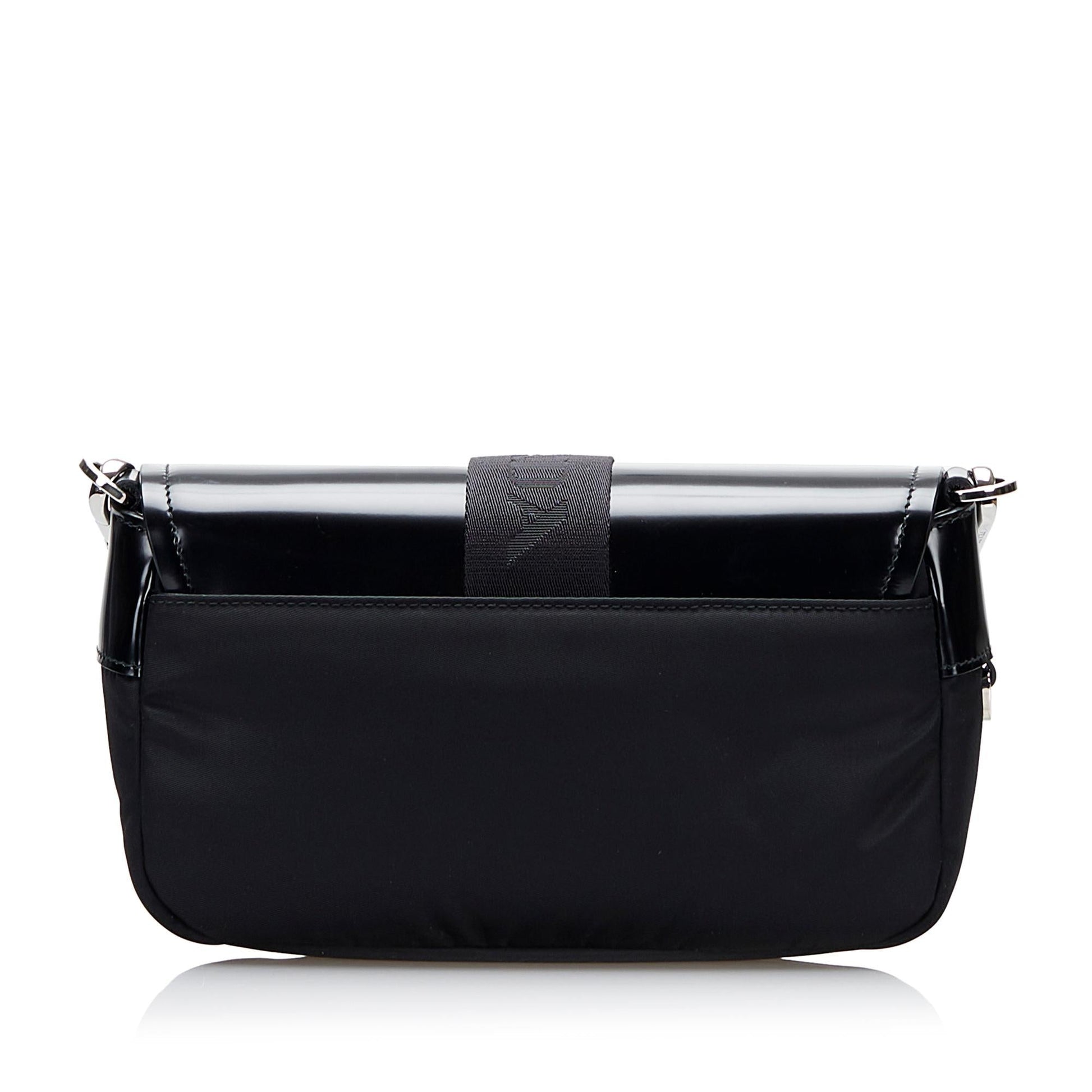Prada Re Spazzolato Pocket Crossbody Nylon Crossbody Bag