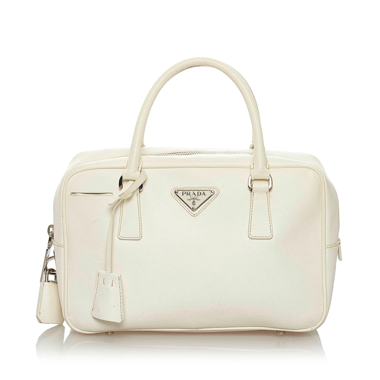 Prada Bauletto Handbag Shg Saffiano Satchel Bag Handbag Shg 29231