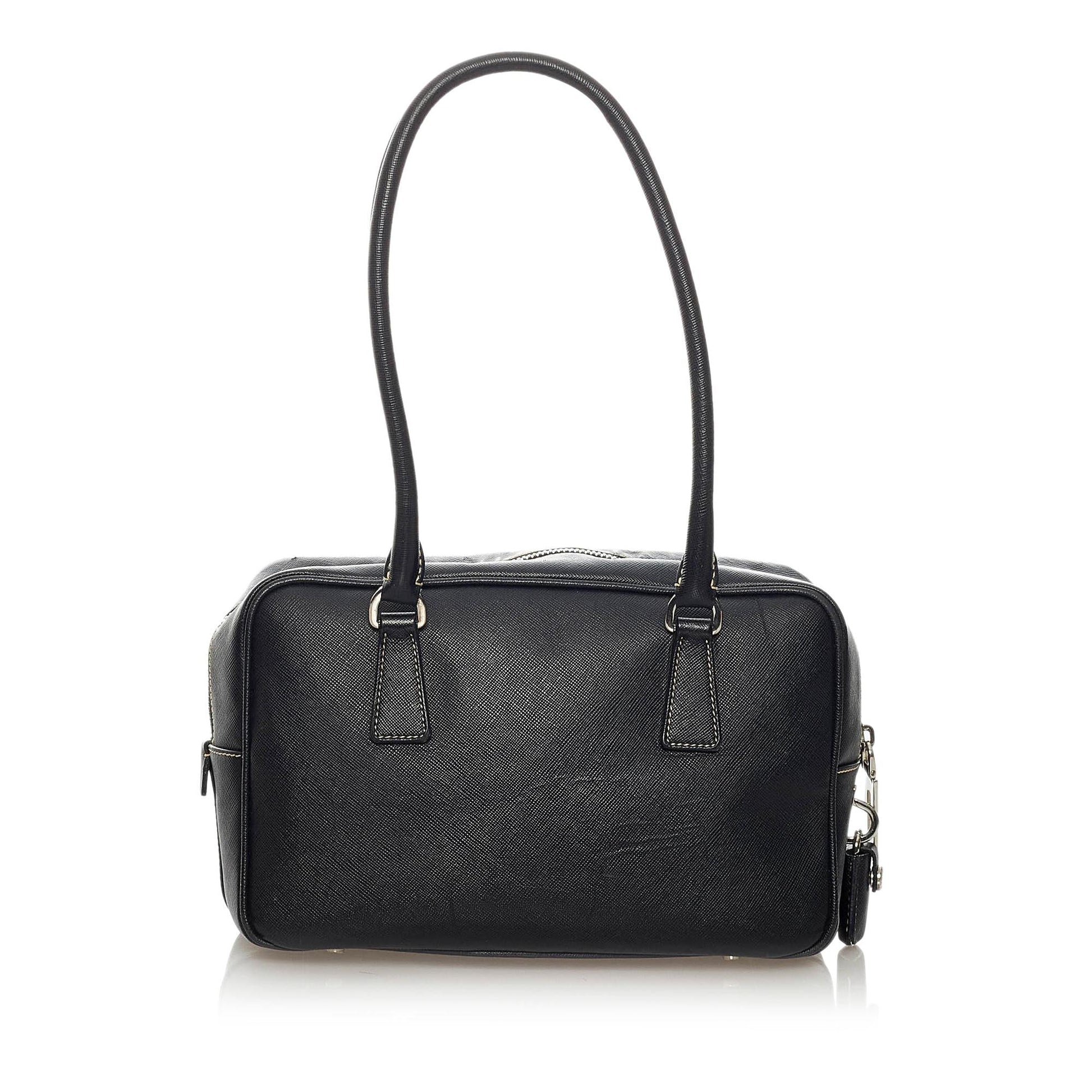 Prada Bauletto Handbag Shg Saffiano Satchel Bag Handbag Shg 29373