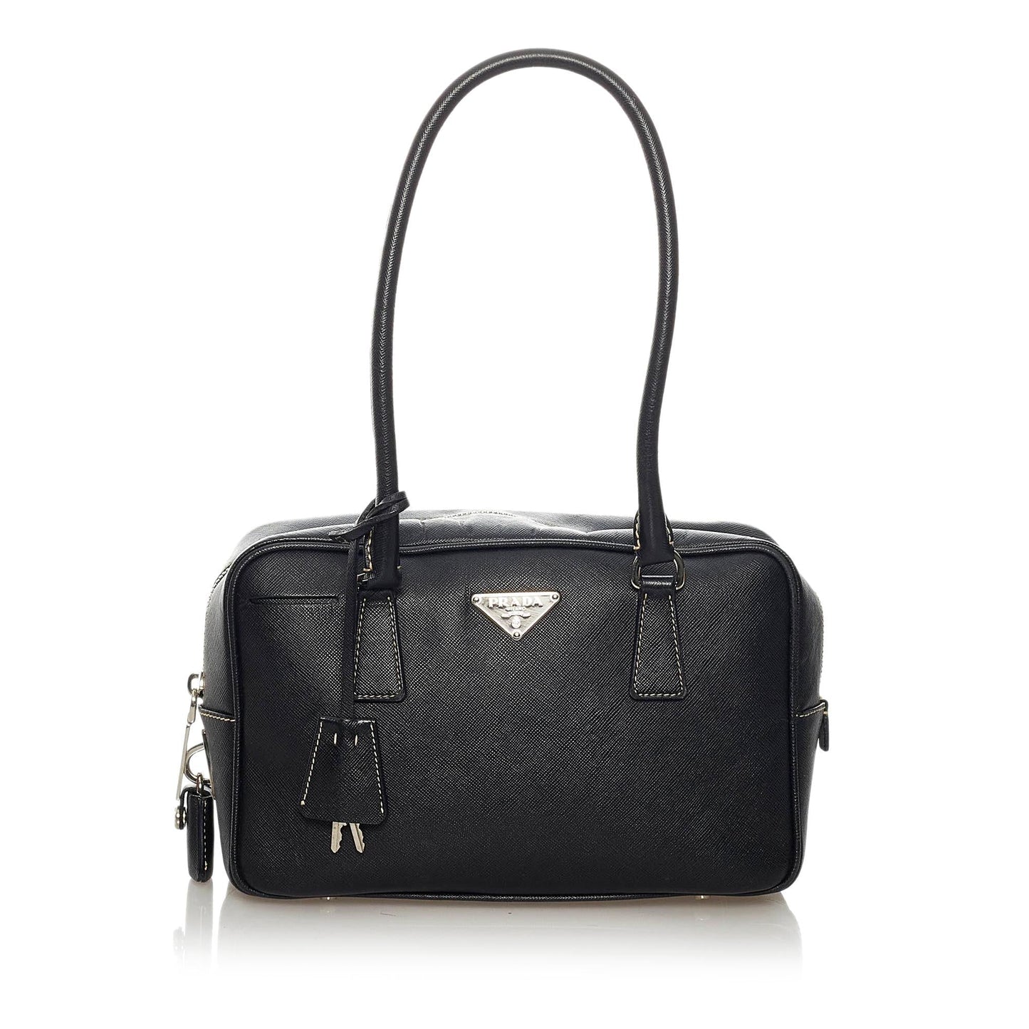 Prada Bauletto Handbag Shg Saffiano Satchel Bag Handbag Shg 29373