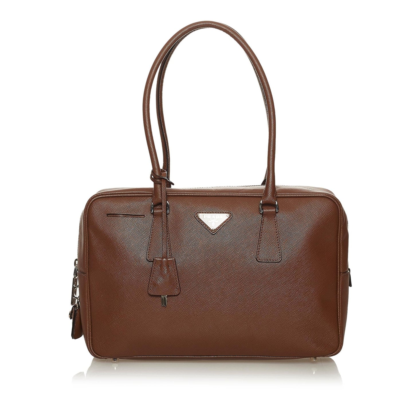 Prada Bauletto Shoulder Bag Shg Saffiano