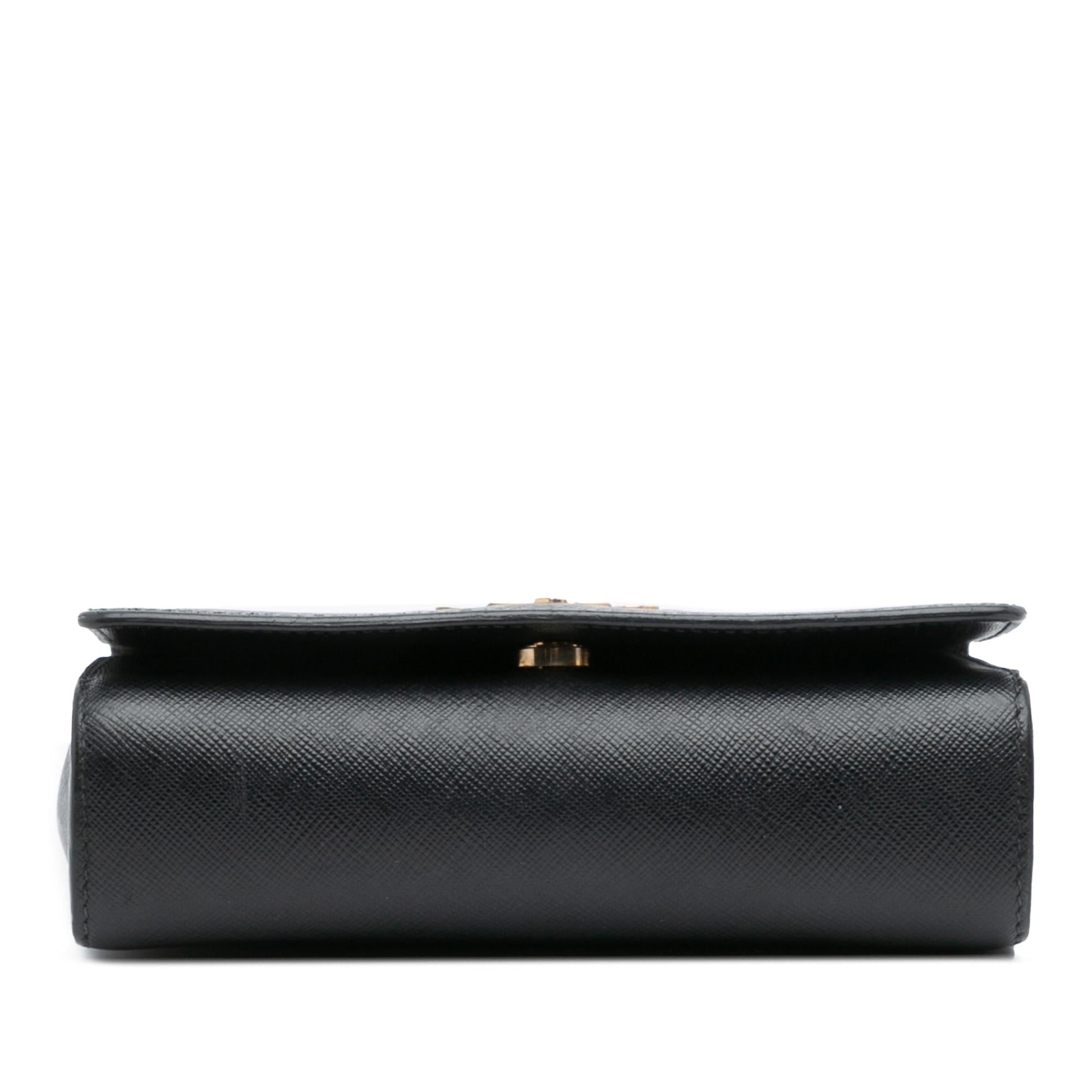 Prada Crossbody Saffiano Chain Crossbody Bag