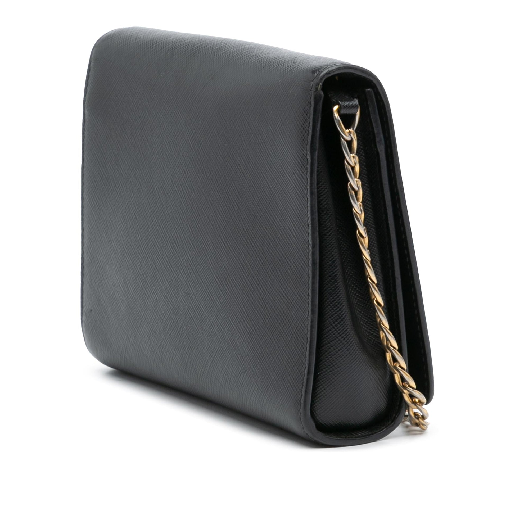 Prada Crossbody Saffiano Chain Crossbody Bag