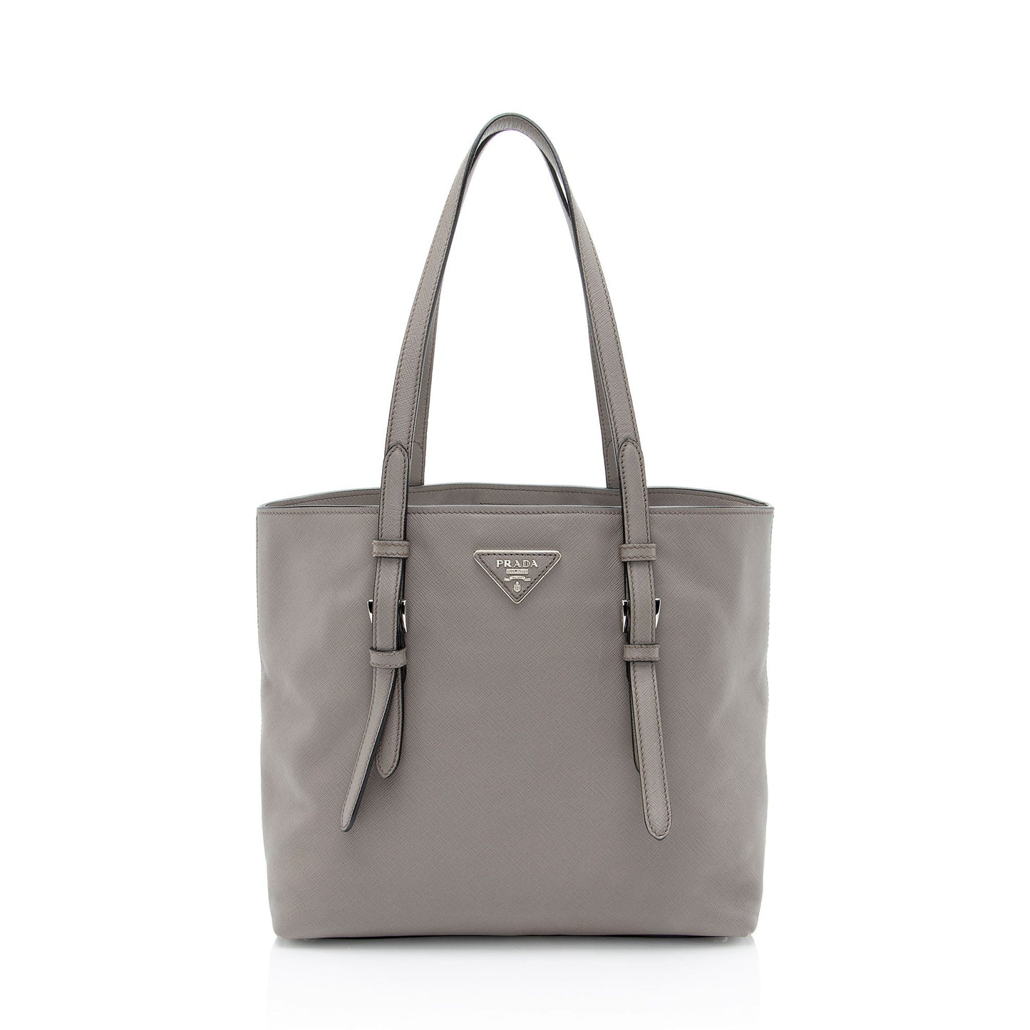 Prada Cuir Buckle Tote Saffiano Tote Bag