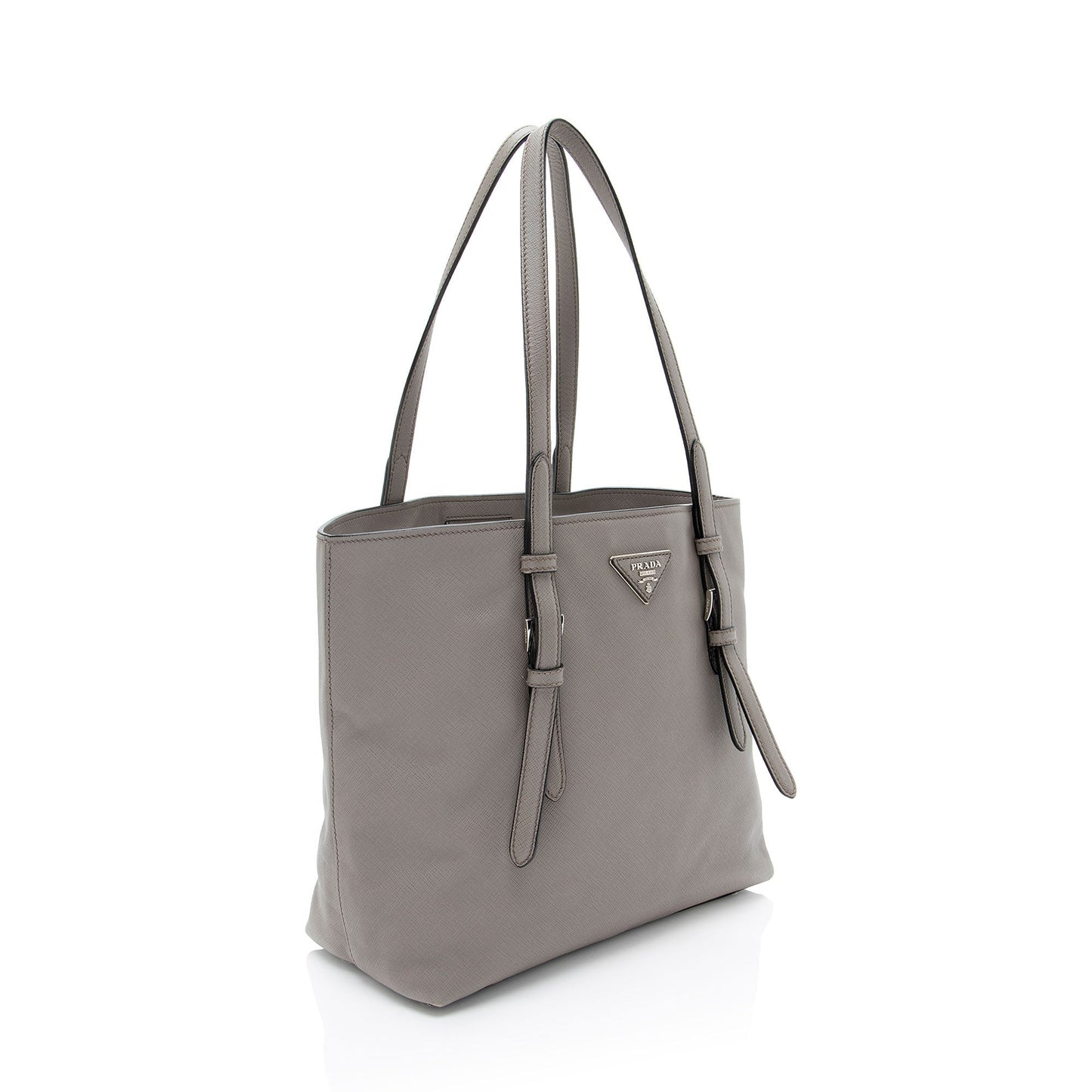 Prada Cuir Buckle Tote Saffiano Tote Bag