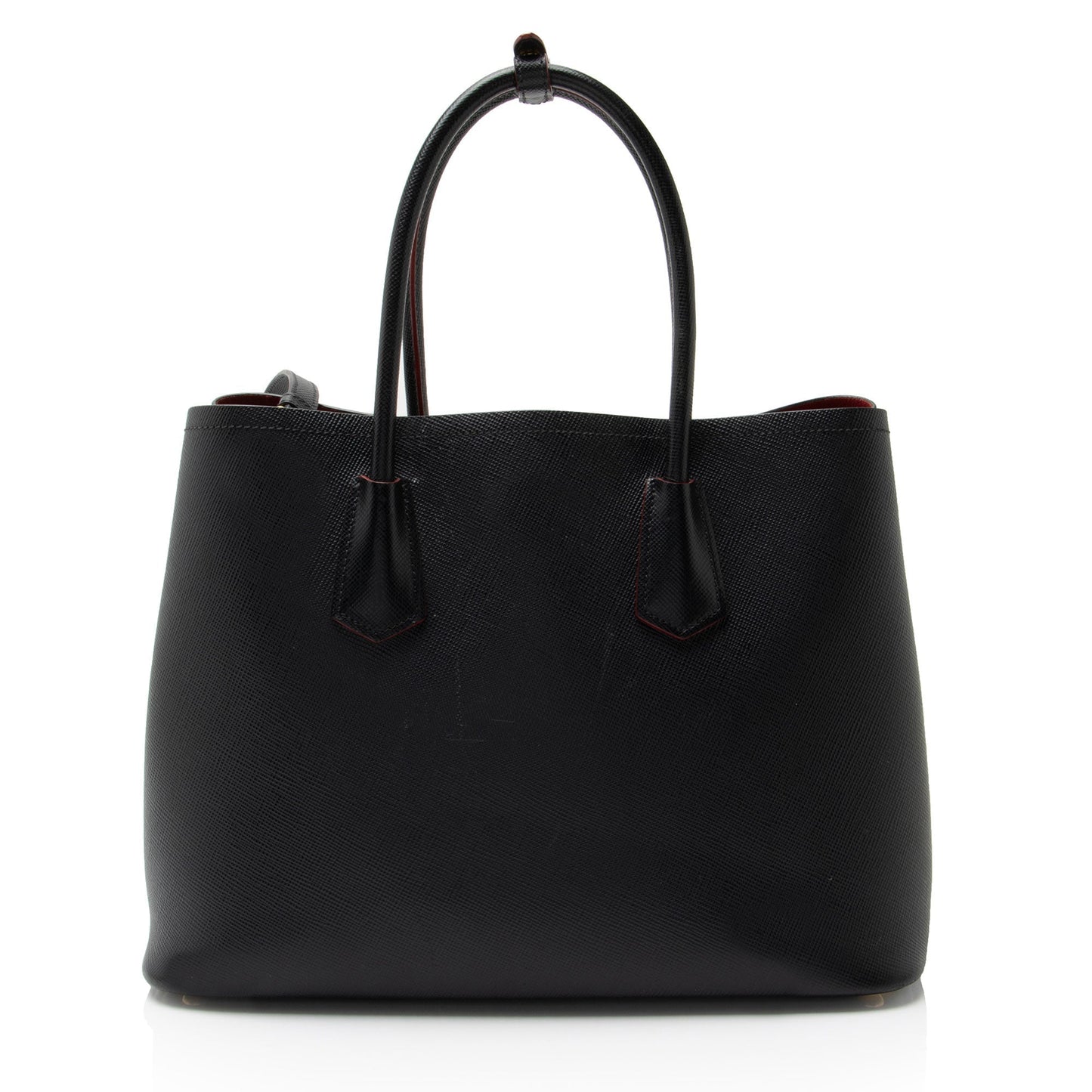Prada Cuir Double Handle Tote Saffiano Large Tote Bag Large Tote 1