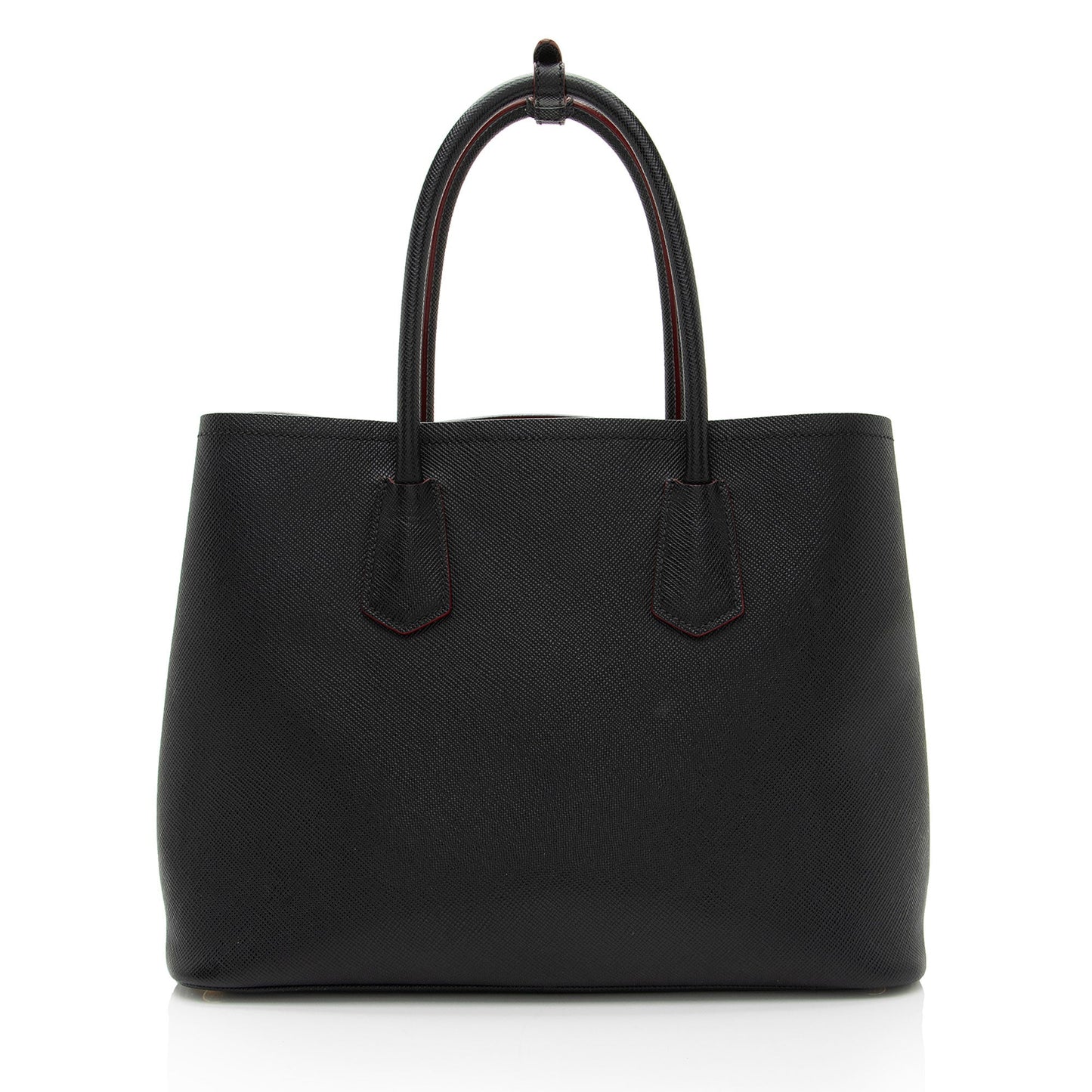 Prada Cuir Double Handle Tote Shf Fc0Rv6 Saffiano Medium Tote Bag
