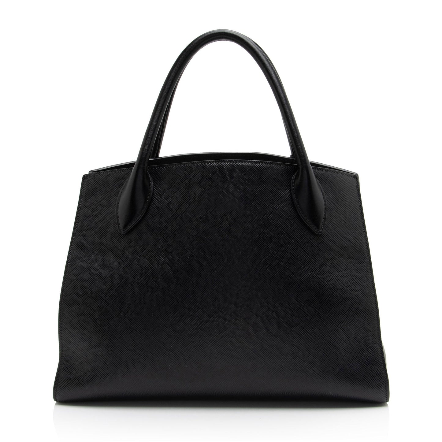 Prada Cuir Monochrome Tote Leather Saffiano Medium Tote Bag