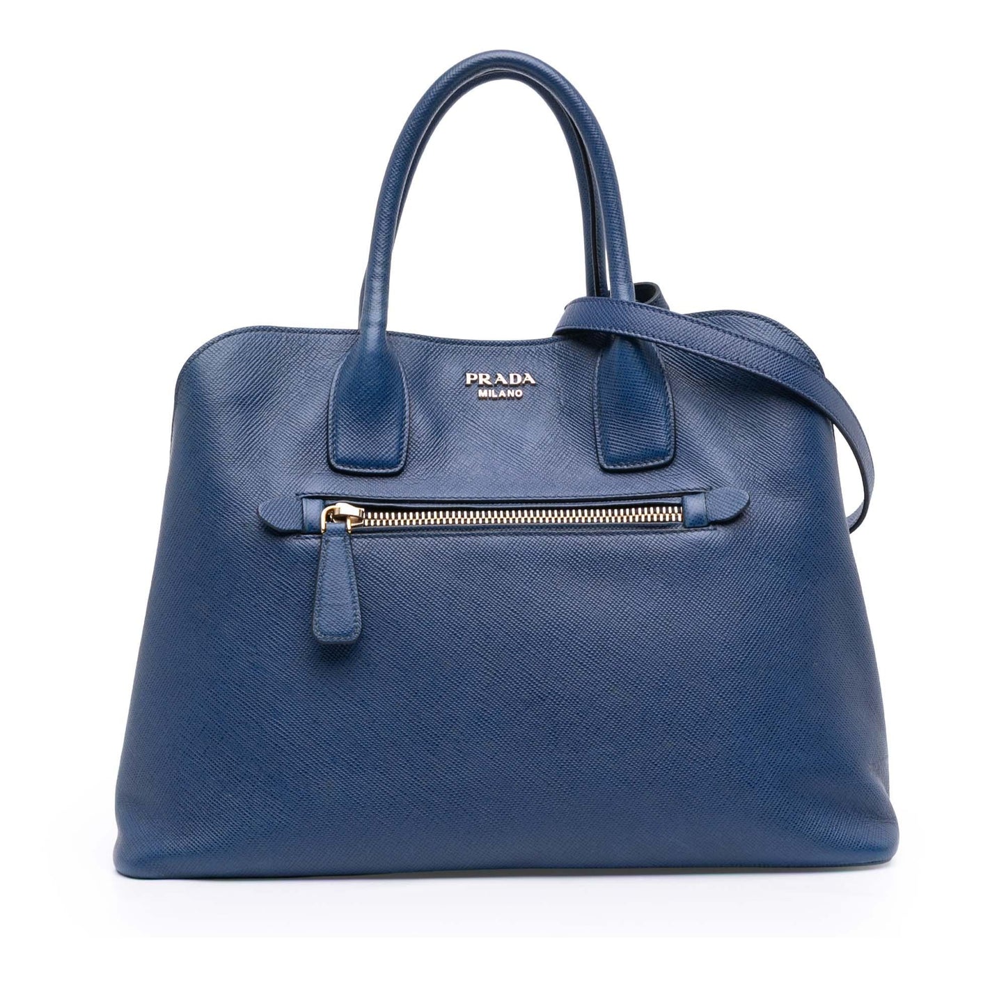 Prada Cuir Open Promenade Satchel Saffiano Satchel Bag