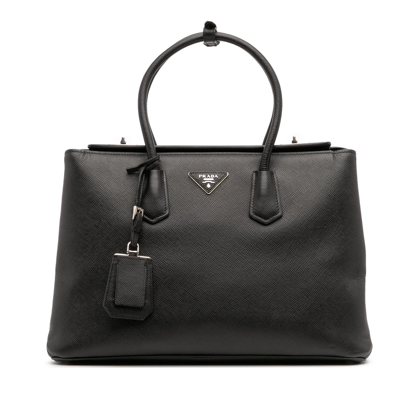 Prada Cuir Turnlock Twin Satchel Saffiano Satchel Bag Twin Satchel 1