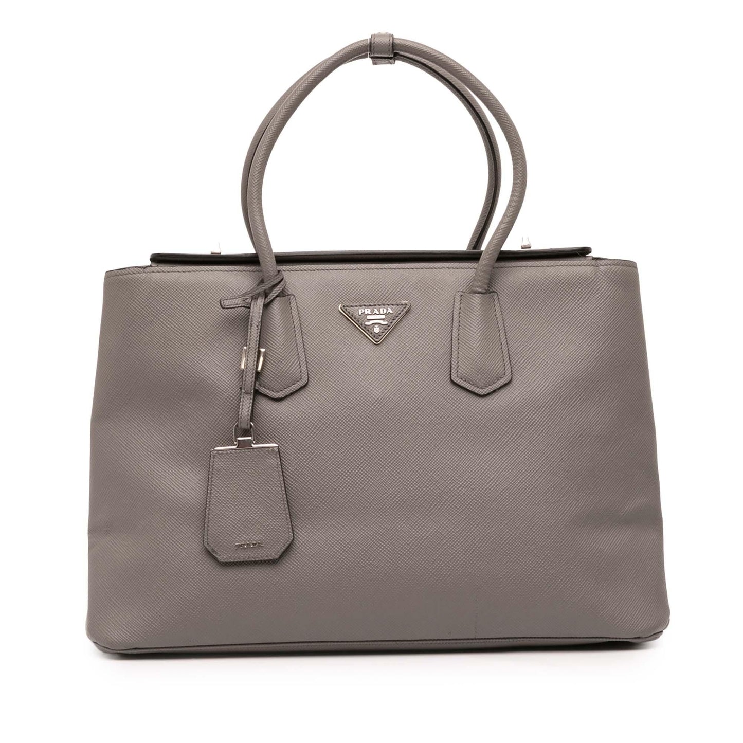 Prada Cuir Turnlock Twin Satchel Saffiano Satchel Bag Twin Satchel 2