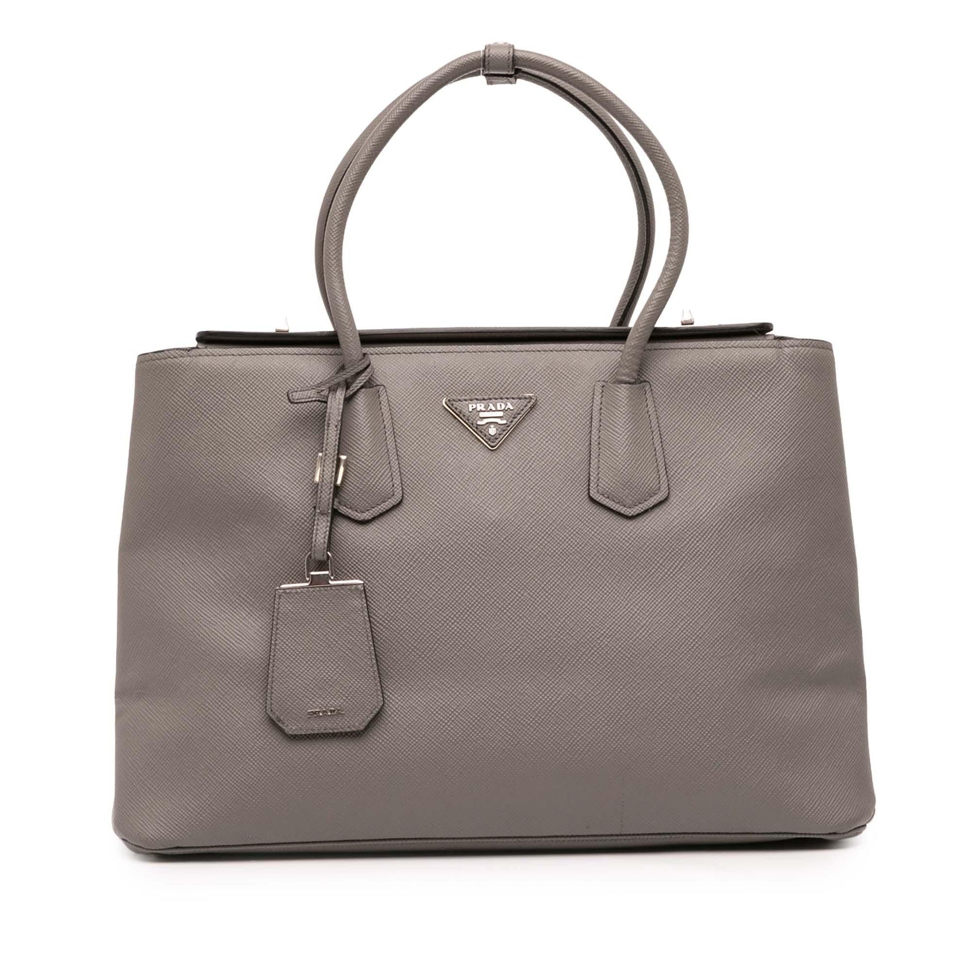 Prada Cuir Turnlock Twin Satchel Saffiano Satchel Bag Twin Satchel 2