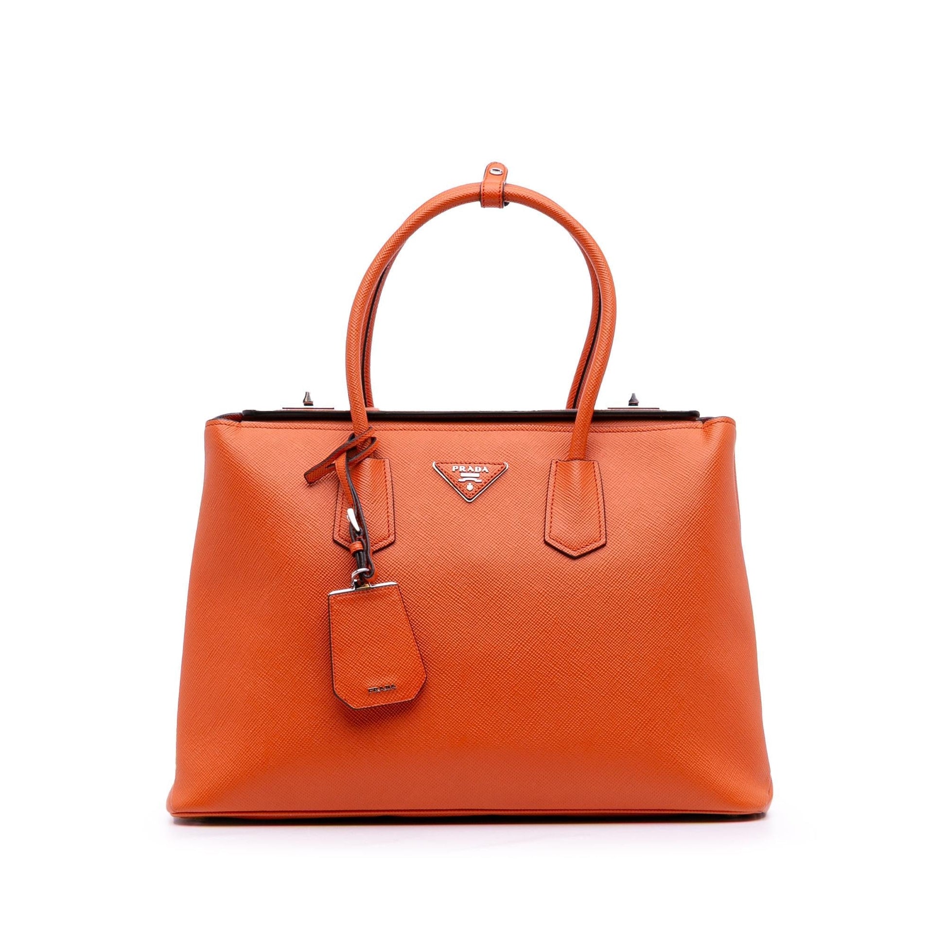 Prada Cuir Turnlock Twin Satchel Saffiano Satchel Bag Twin Satchel 3