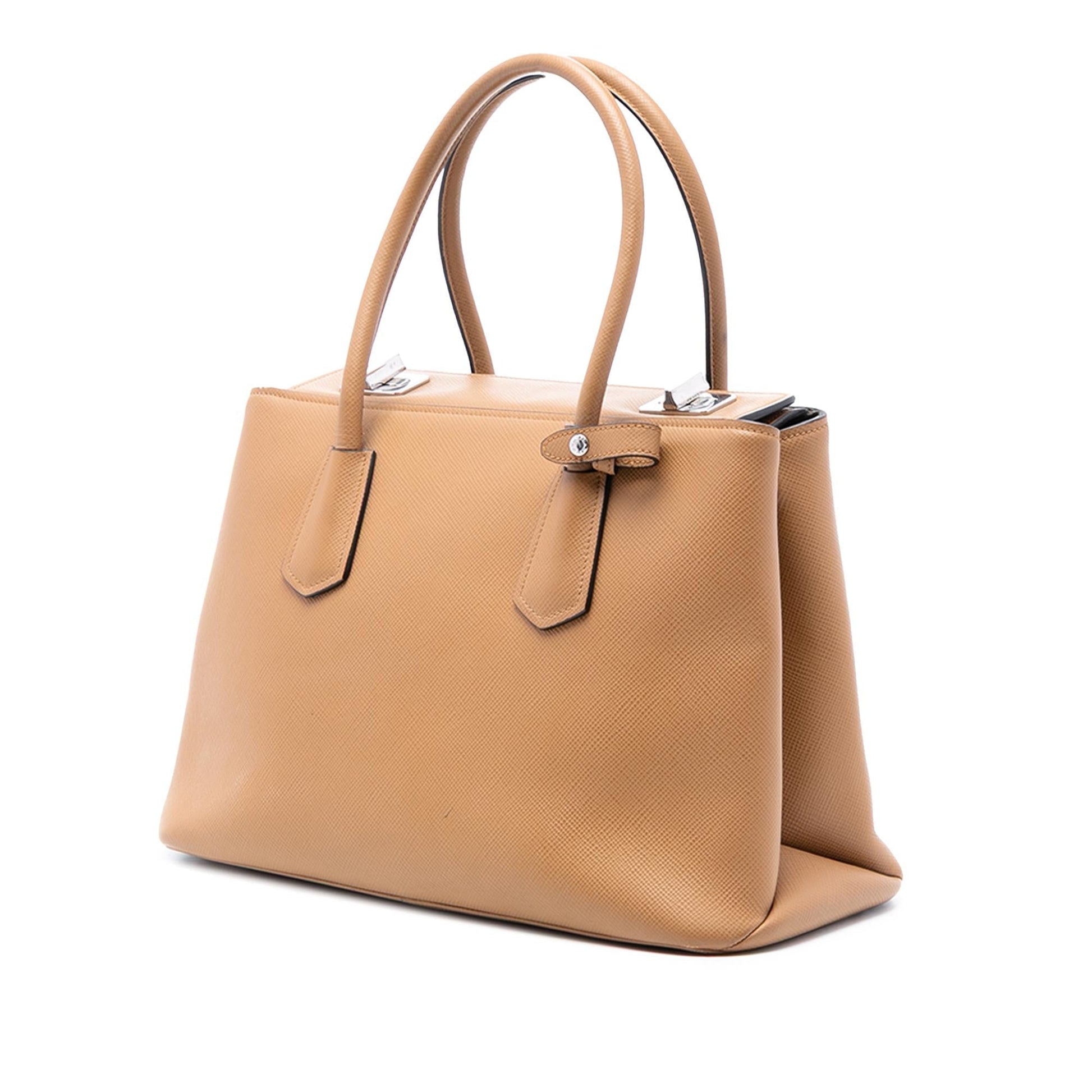 Prada Cuir Turnlock Twin Satchel Saffiano Satchel Bag Twin Satchel 5