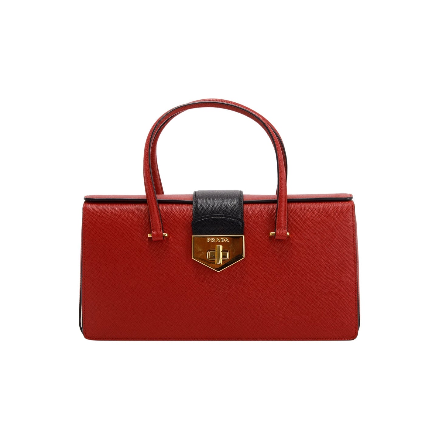 Prada Saffiano East West Tote Handbag Tote Bag