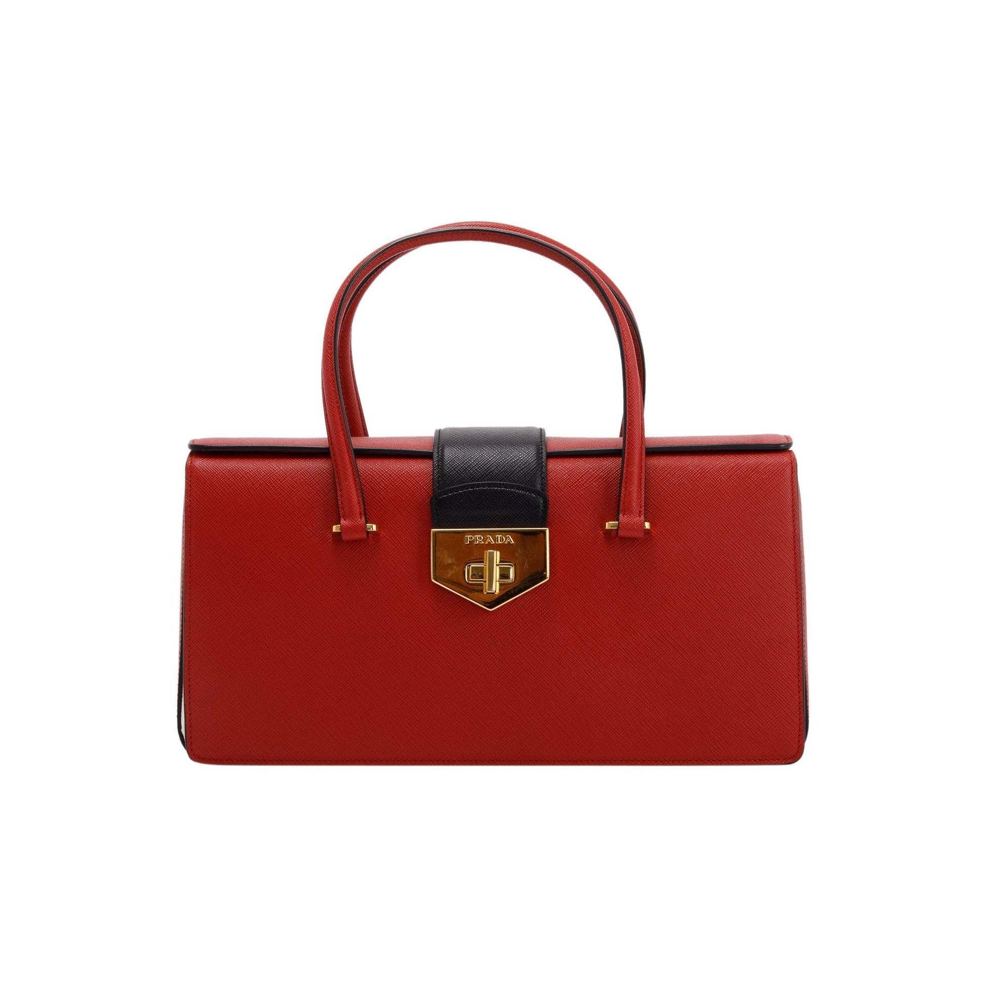 Prada Saffiano East West Tote Handbag Tote Bag