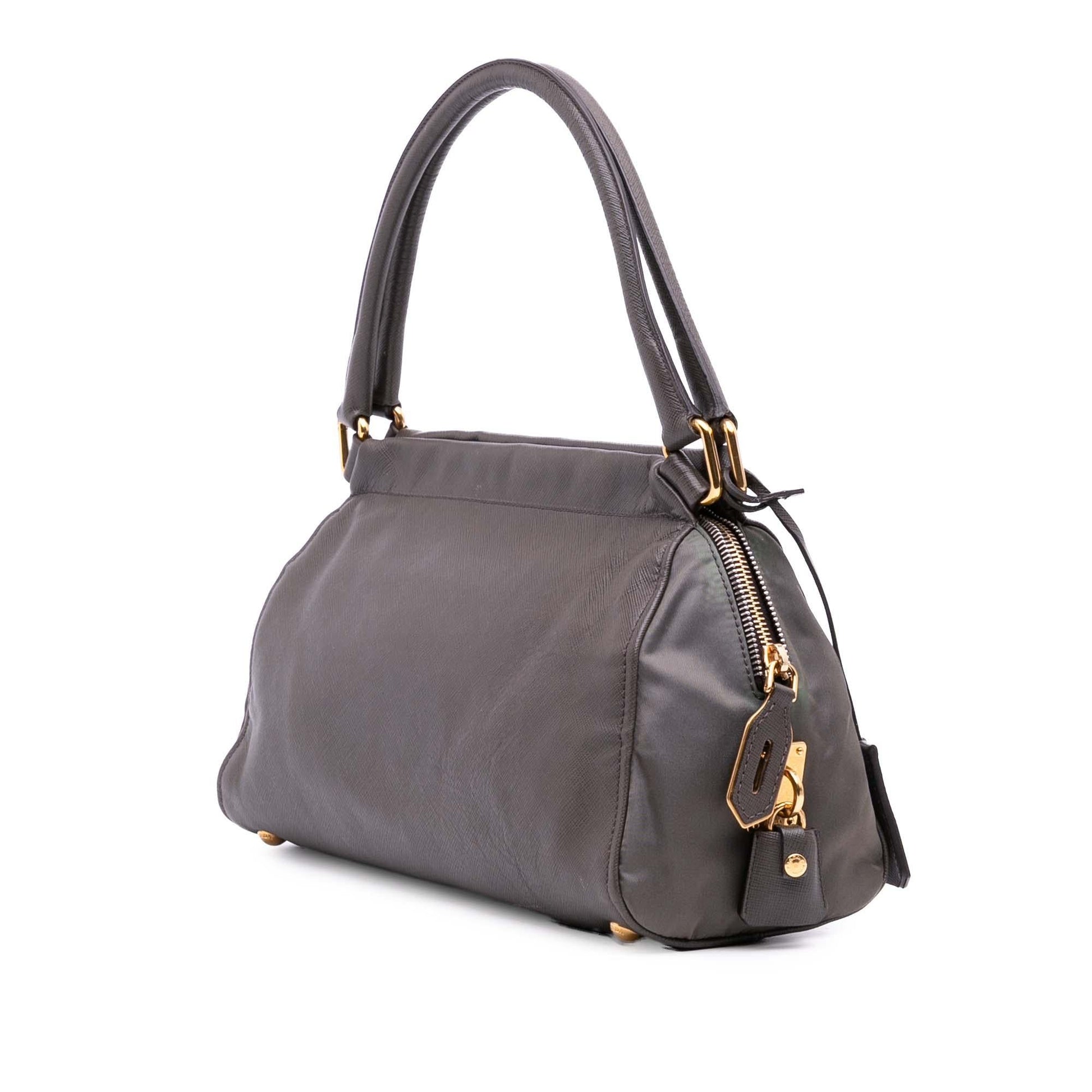 Prada Frame Handbag Saffiano Satchel Bag
