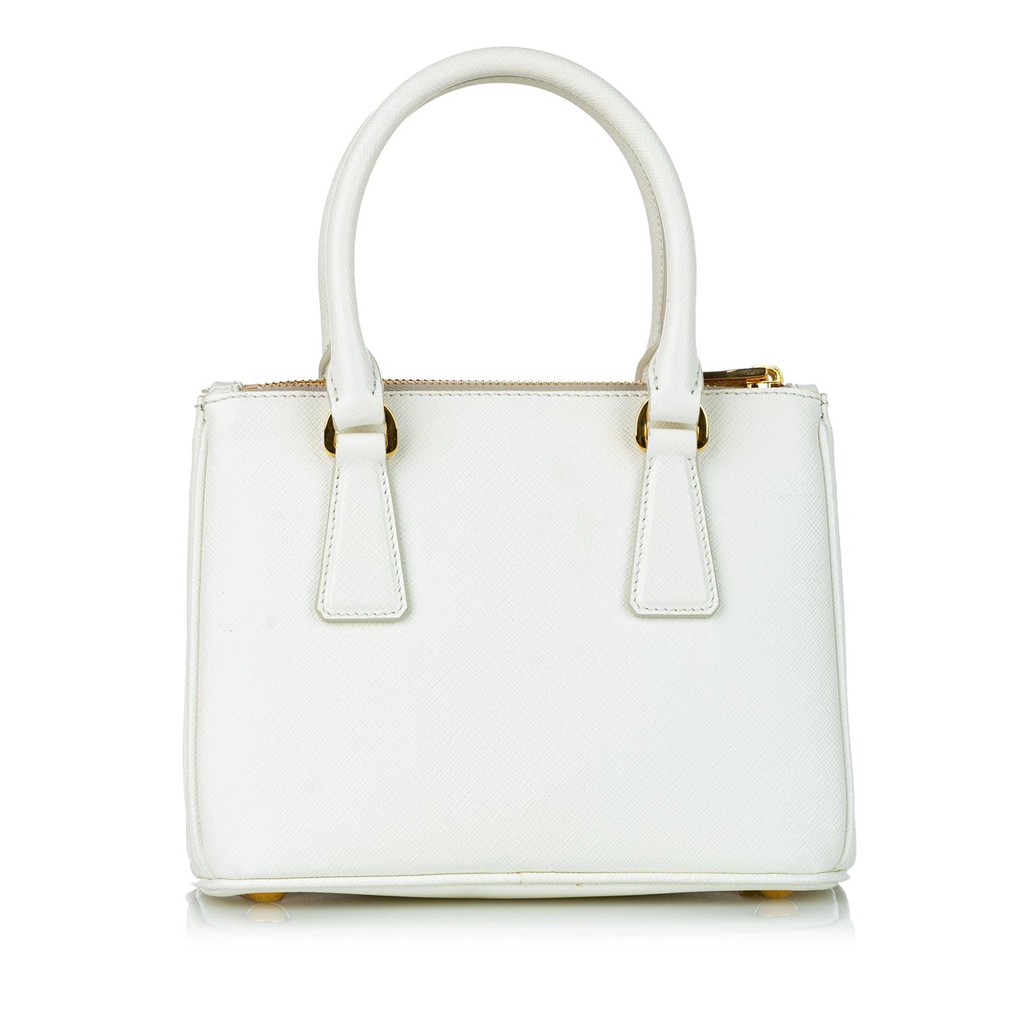 Prada Galleria Heart Double Handbag Shg Saffiano Zip Satchel Bag