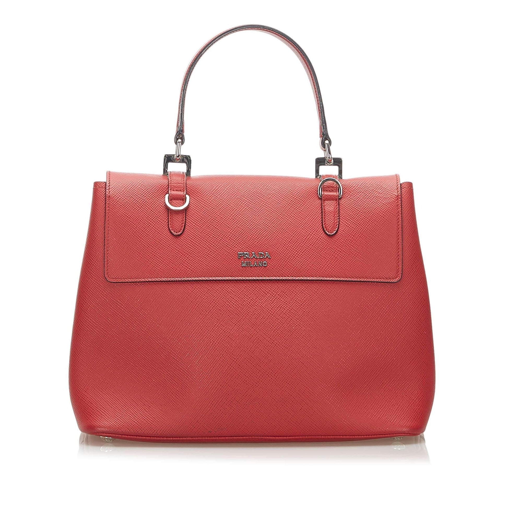 Prada Handbag Shg Saffiano Satchel Bag Handbag Shg 18862
