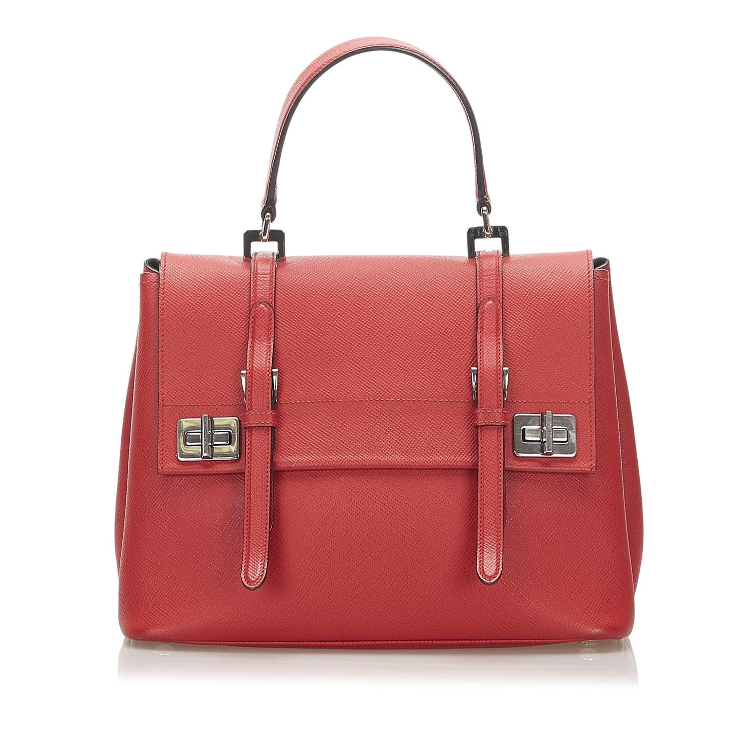 Prada Handbag Shg Saffiano Satchel Bag Handbag Shg 18862
