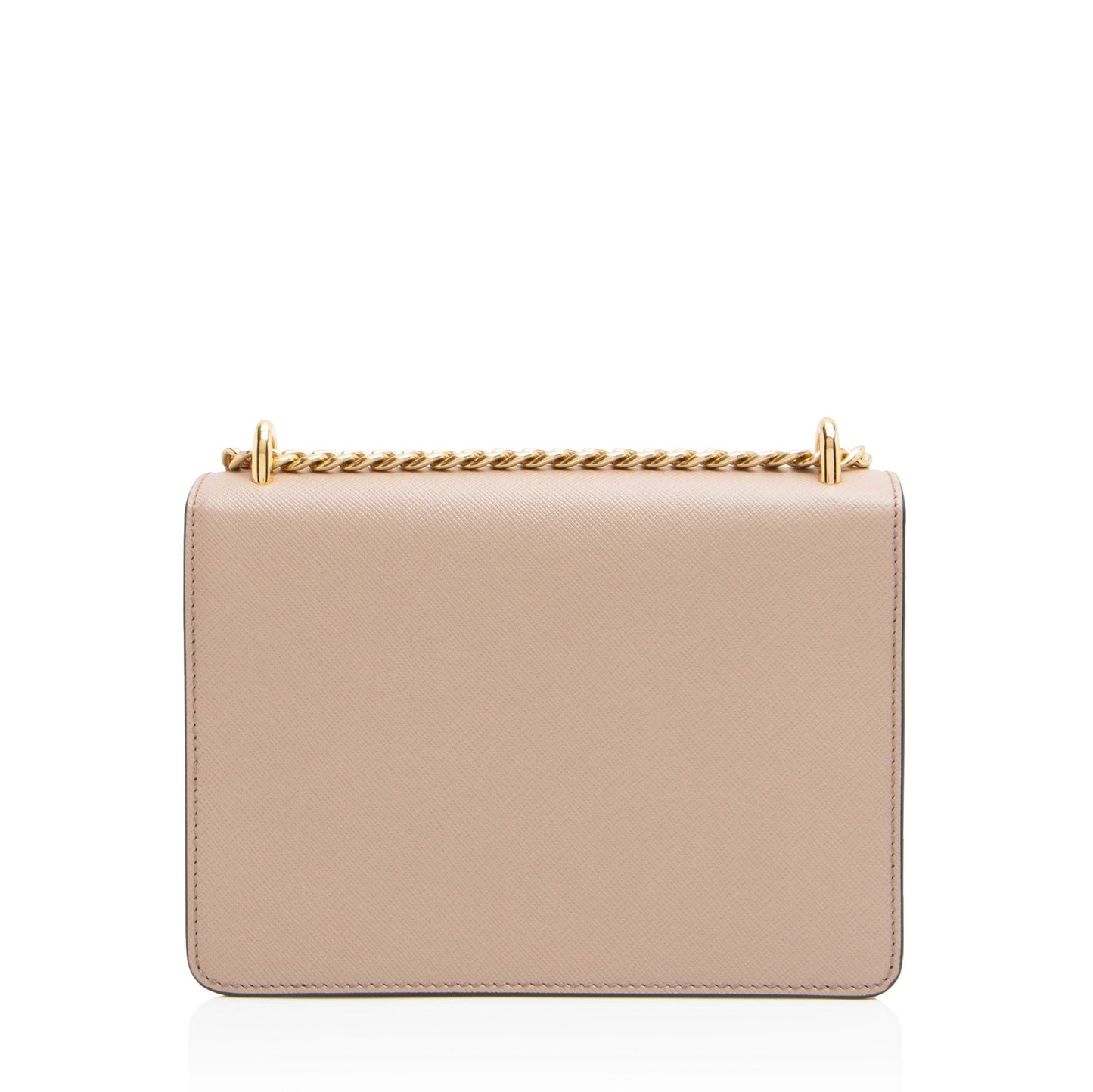 Prada Envelope Bag Leather Saffiano Chain Crossbody Bag