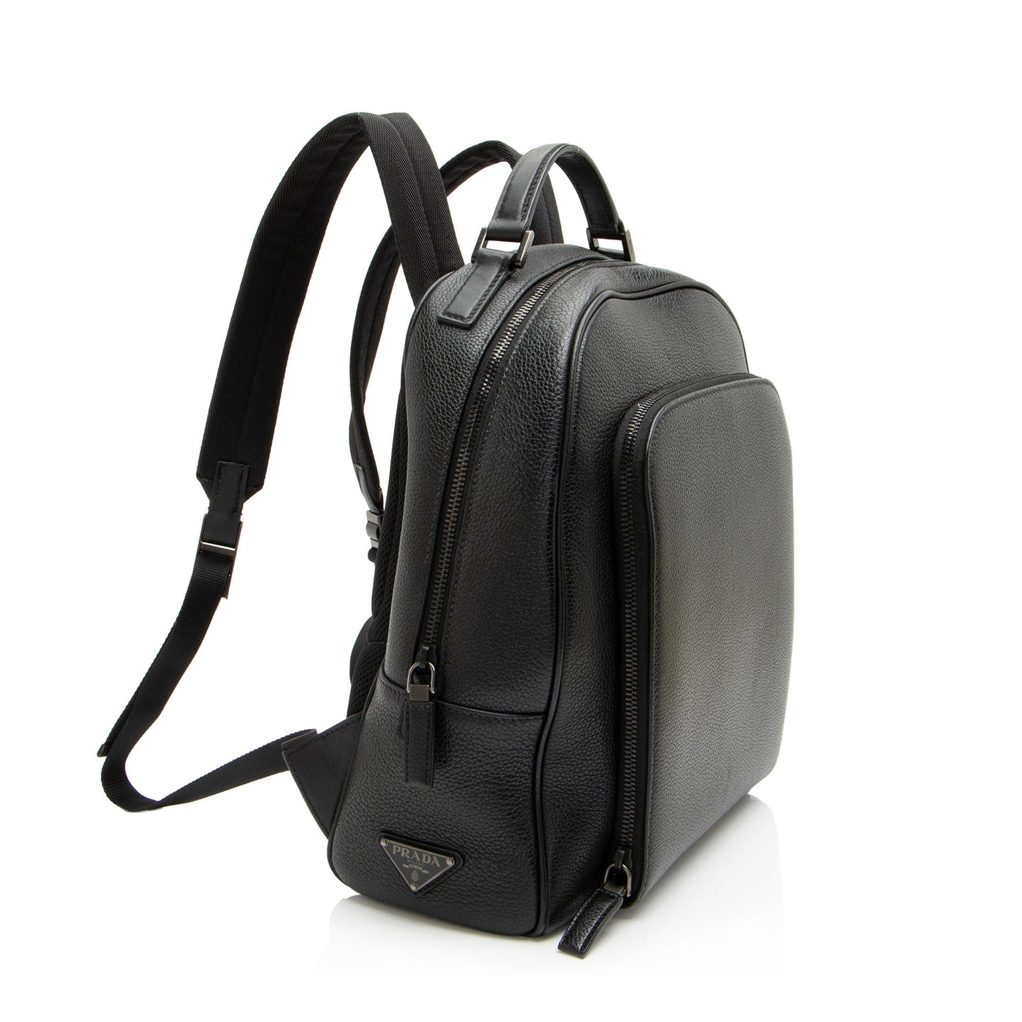 Prada Front Pocket Backpack Saffiano Shoulder Bag