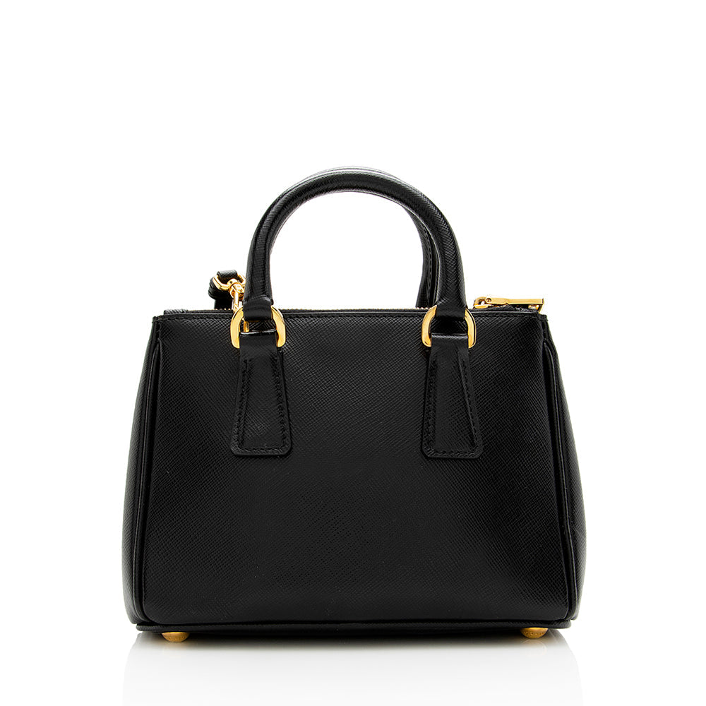 Prada Galleria Lux Bag Final Sale Shf Leather Saffiano Micro Satchel Bag